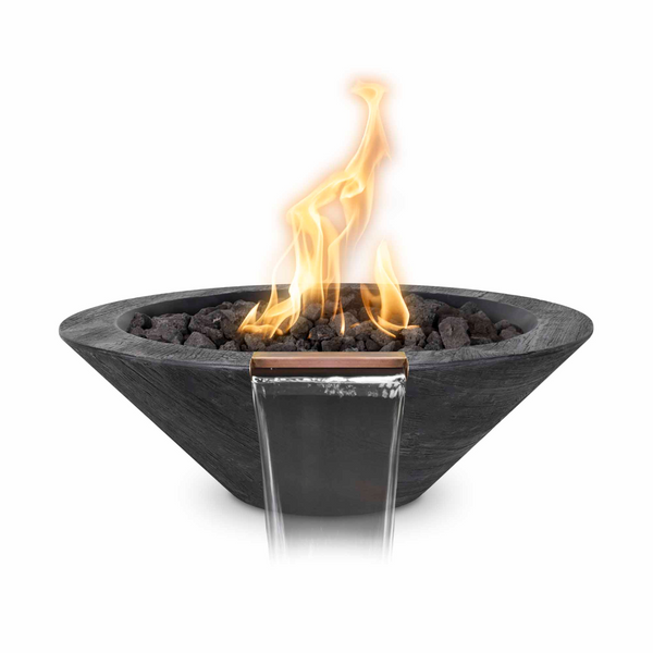 CAZO FIRE & WATER BOWL – WOOD GRAIN CONCRETE