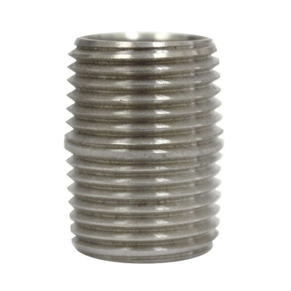 1/2” CLOSED NIPPLE – STAINLESS STEEL FITTING