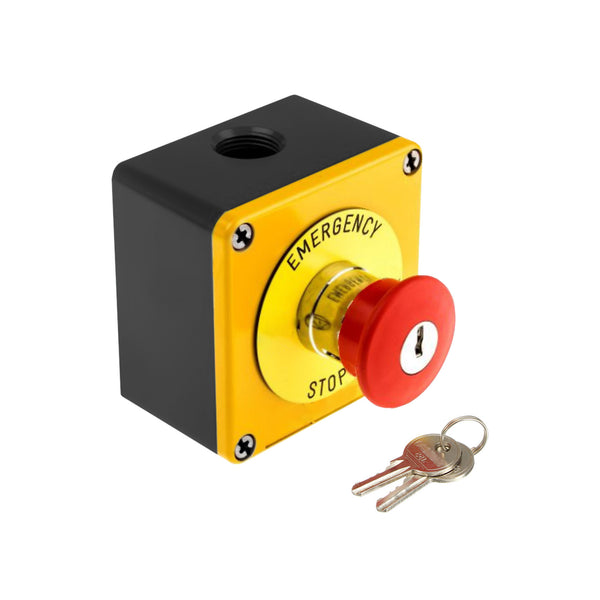 Emergency Stop Button with Key