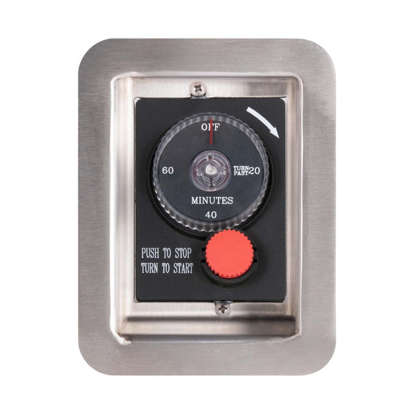 Gas Timer & E-Stop With Recessed Panel