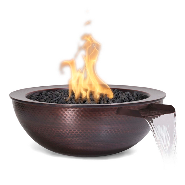 SEDONA FIRE & WATER BOWL – HAMMERED PATINA COPPER