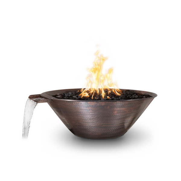 REMI HAMMERED PATINA COPPER – FIRE & WATER BOWL
