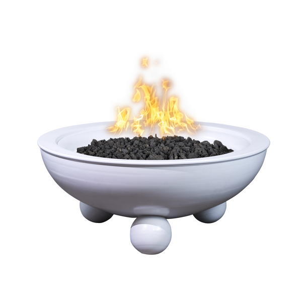 The Outdoor Plus Sedona Fire Bowl With Round Legs – Metal Powder Coat