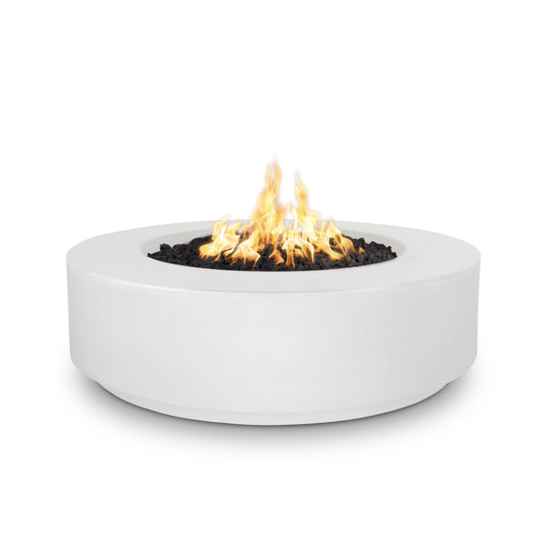 The Outdoor Plus Florence Fire Pit - GFRC Concrete – 12″ Tall