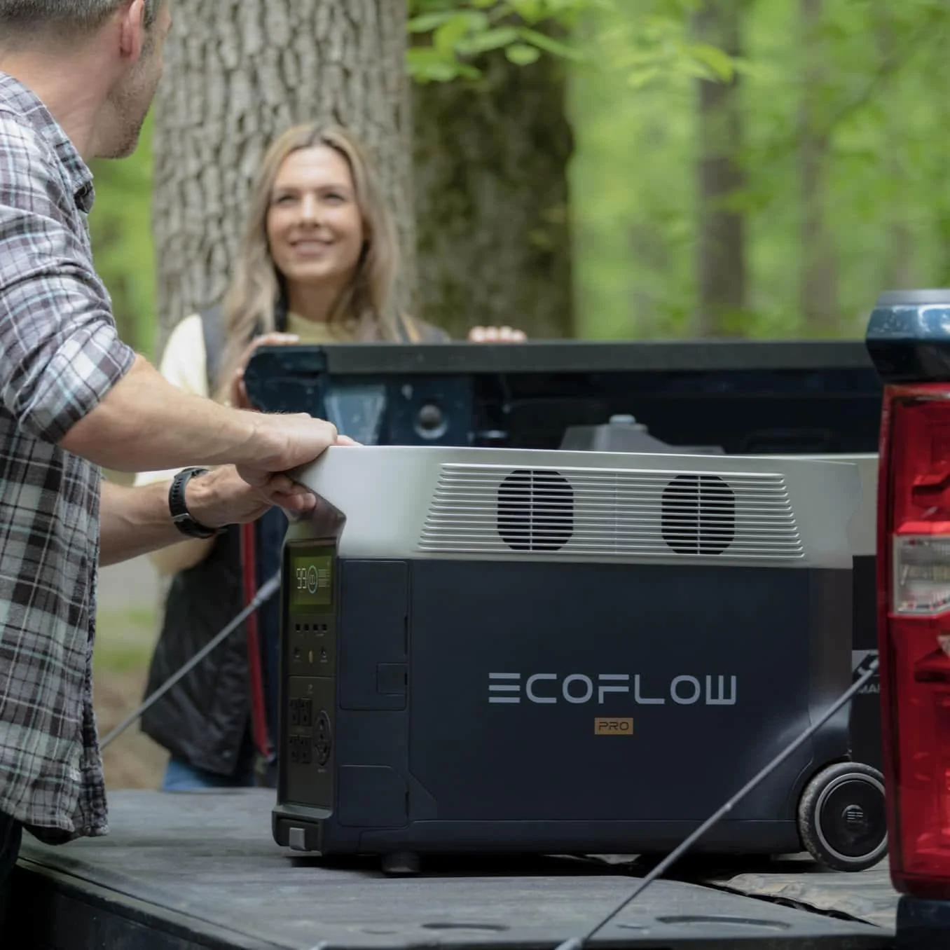 ECOFLOW DELTA Pro Portable Home Battery(LiFePO4), 3.6KWh Expandable Portable Power Station, Huge 3600W AC Output, Solar Generator (Solar Panel Not Included) For Home Backup, RV, Travel, Outdoor Camping