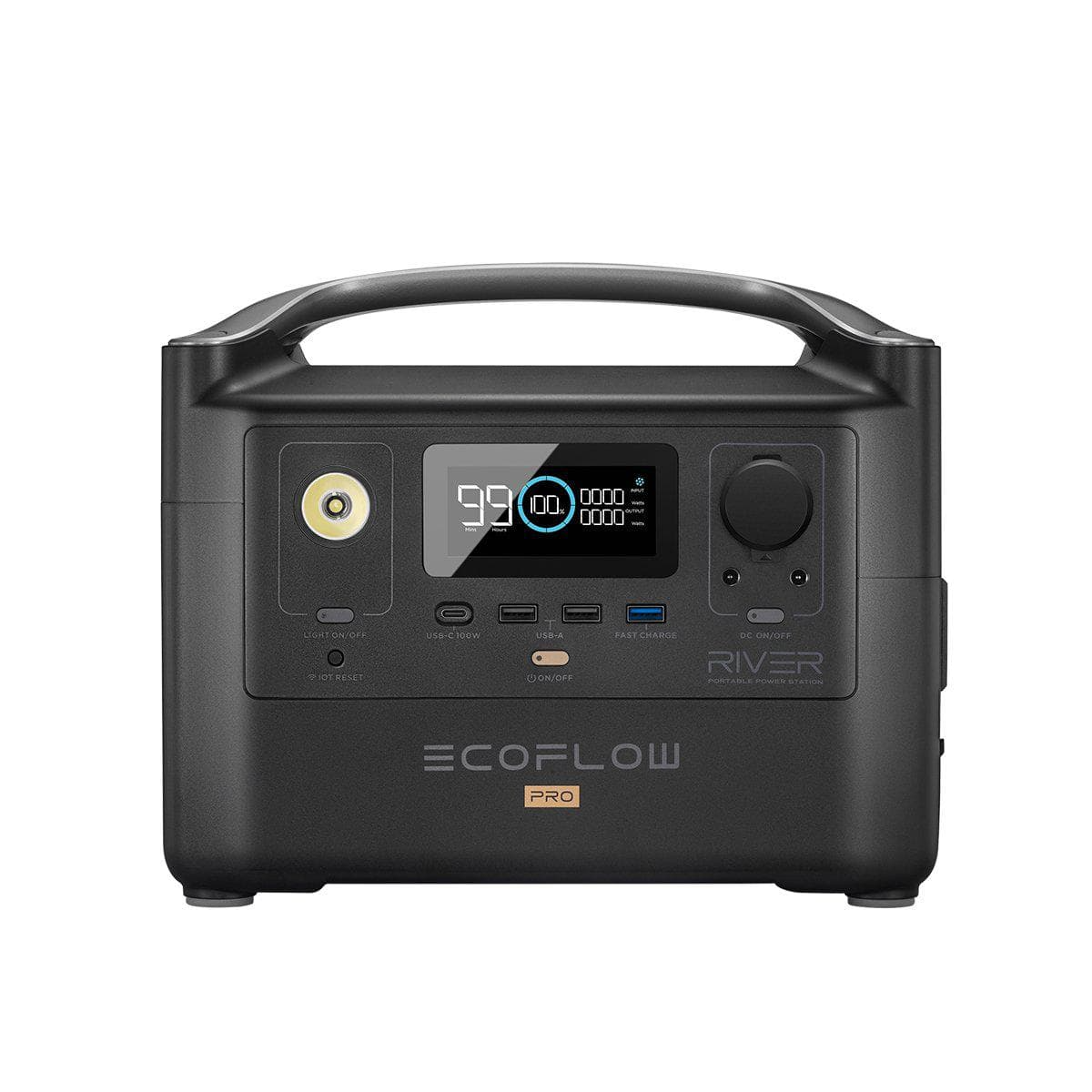 Ecoflow RIVER PRO Portable Power Station 720Wh, Power Multiple Devices, Recharge 0-80% Within 1 Hour, for Camping, RV, Outdoors, Off-Grid