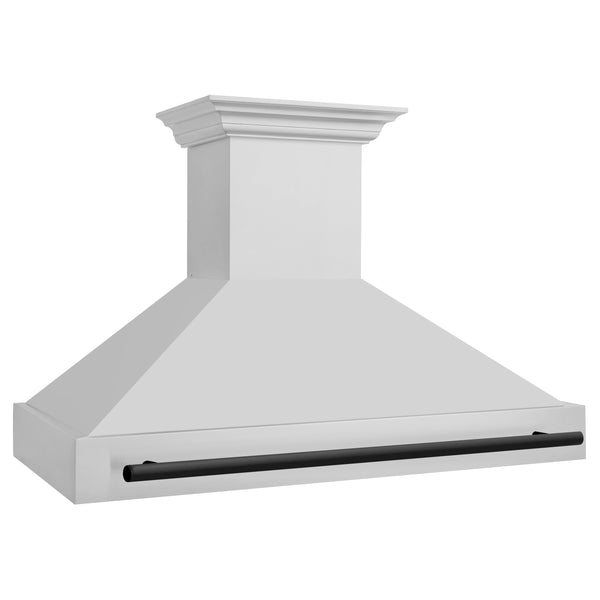ZLINE 48" Autograph Edition Stainless Steel Range Hood with Stainless Steel Shell and Handle (8654STZ-48)