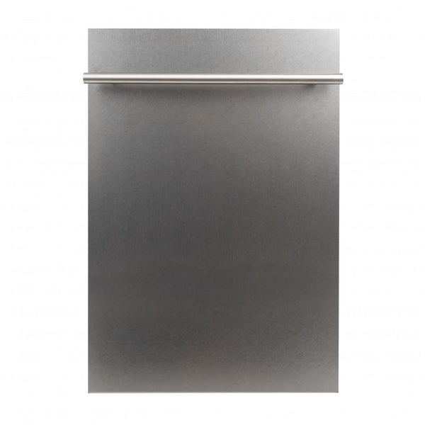 ZLINE 18 in. Compact Stainless Steel Top Control Dishwasher with Stainless Steel Tub and Modern Style Handle, 40dBa