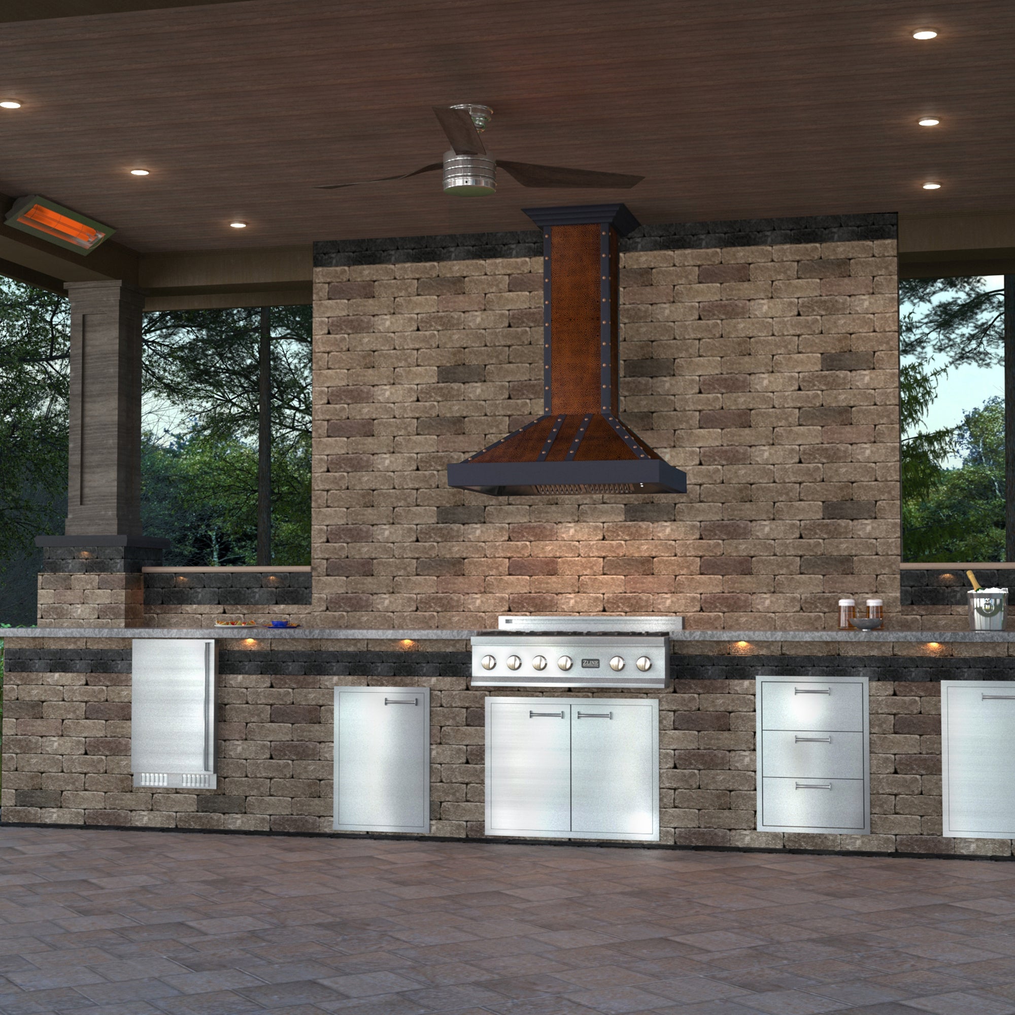 ZLINE 30 in. Convertible Vent Designer Series Wall Mount Range Hood (655-HBBBB-30)