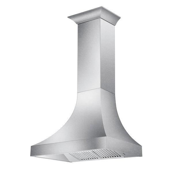 ZLINE 36" Designer Series Fingerprint Resistant Stainless Steel Ducted Wall Range Hood (8632S-36)