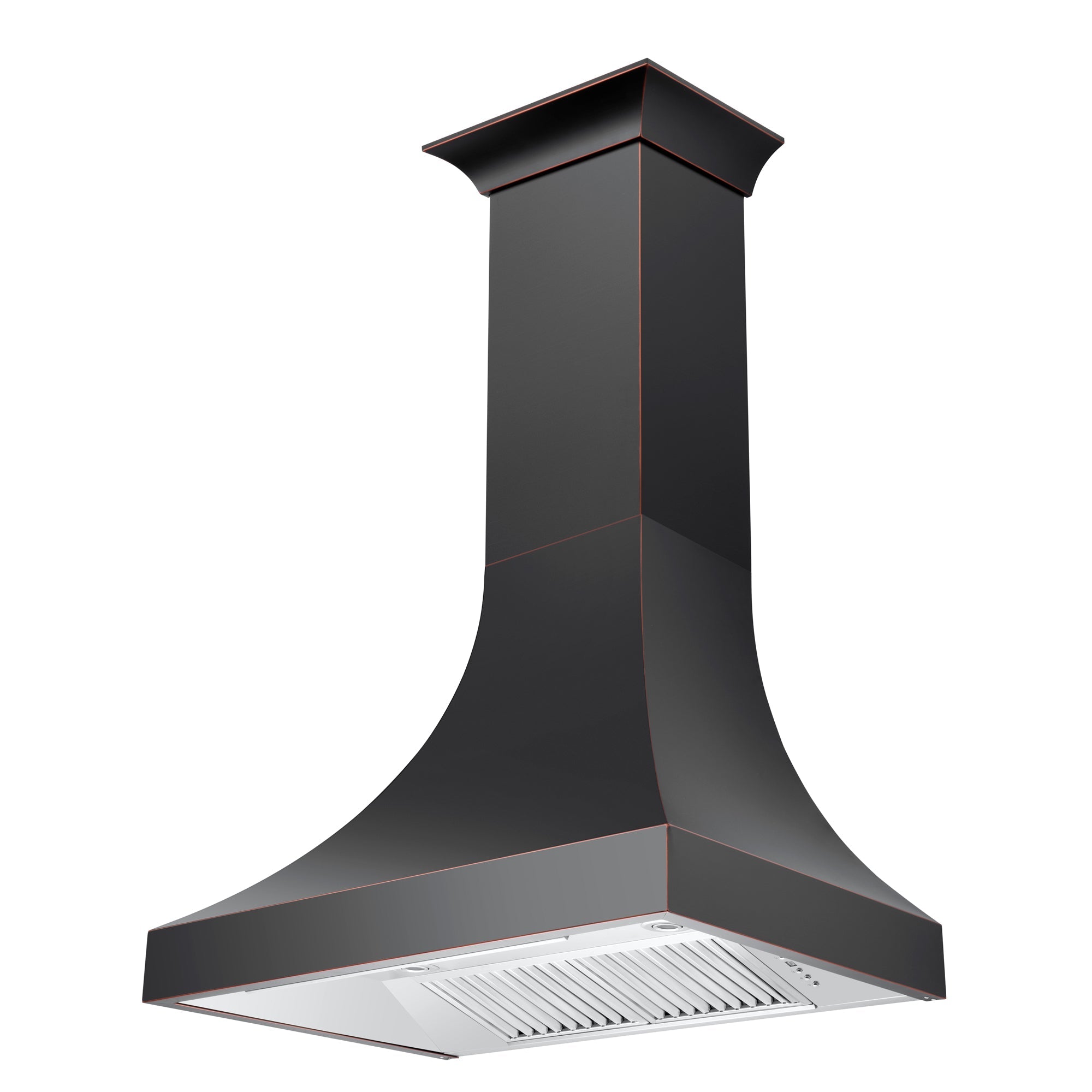 ZLINE 48 in. Designer Series Oil-Rubbed Bronze Ducted Wall Range Hood (8632B-48)