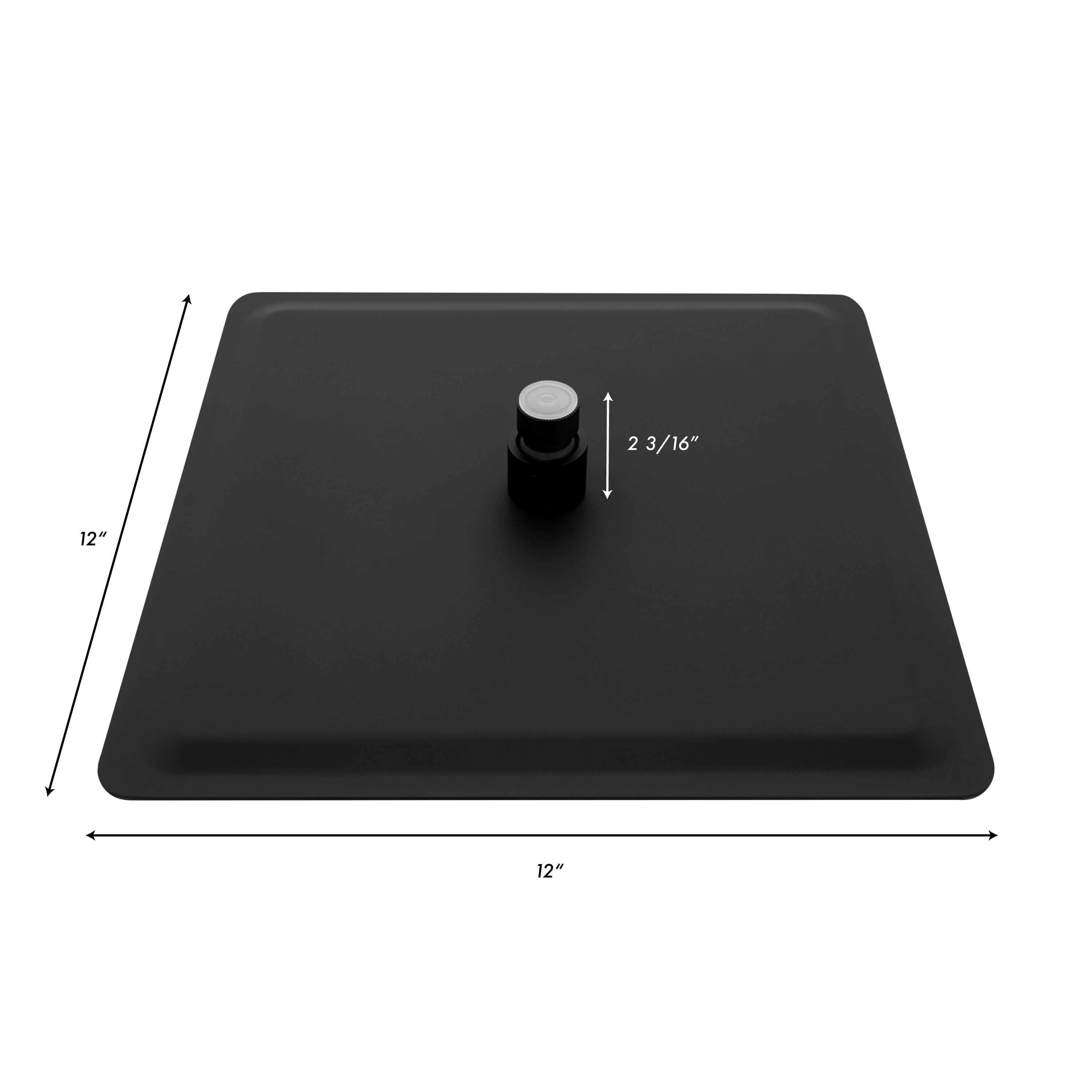 ZLINE 12" Bliss Shower Head in Matte Black (BLS-H12-MB)