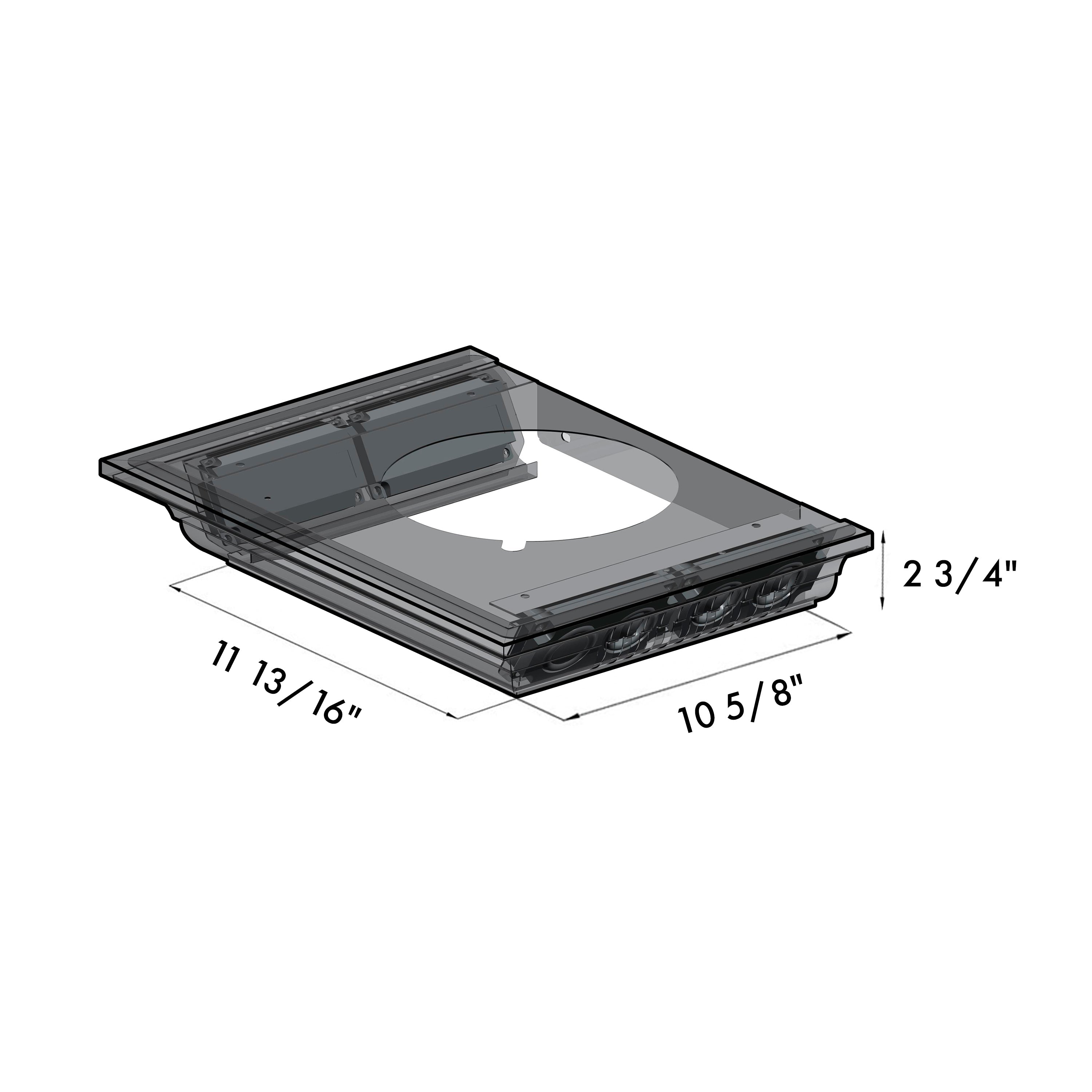 48" ZLINE CrownSound™Ducted Vent Wall Mount Range Hood in Stainless Steel with Built-in Bluetooth Speakers (KN4CRN-BT-48)