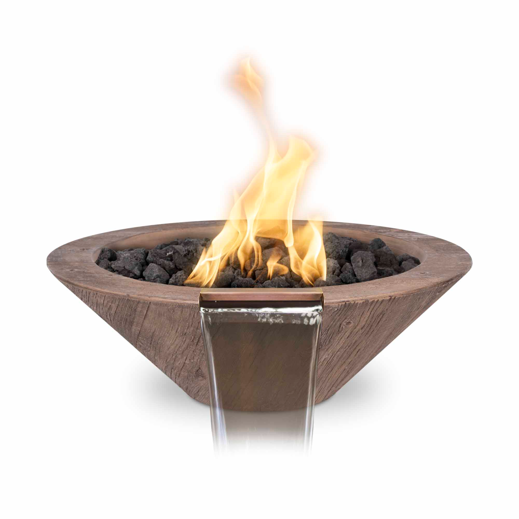 CAZO FIRE & WATER BOWL – WOOD GRAIN CONCRETE