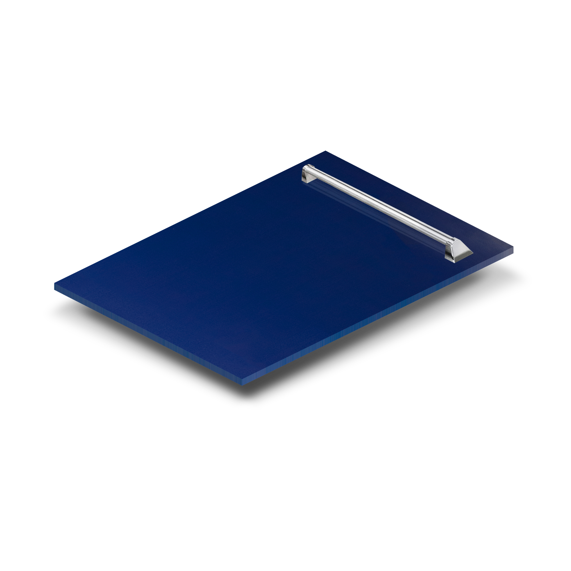 ZLINE 18 in. Dishwasher Panel in Blue Gloss with Traditional Handle (DP-BG-18)