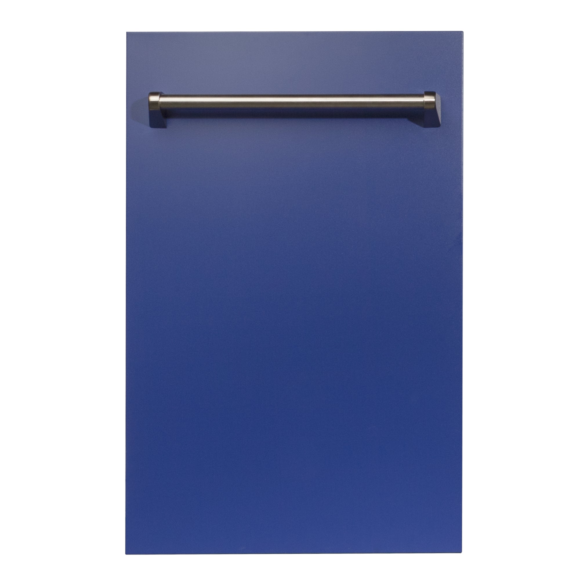 ZLINE 18 in. Dishwasher Panel in Blue Matte with Traditional Handle (DP-BM-18)