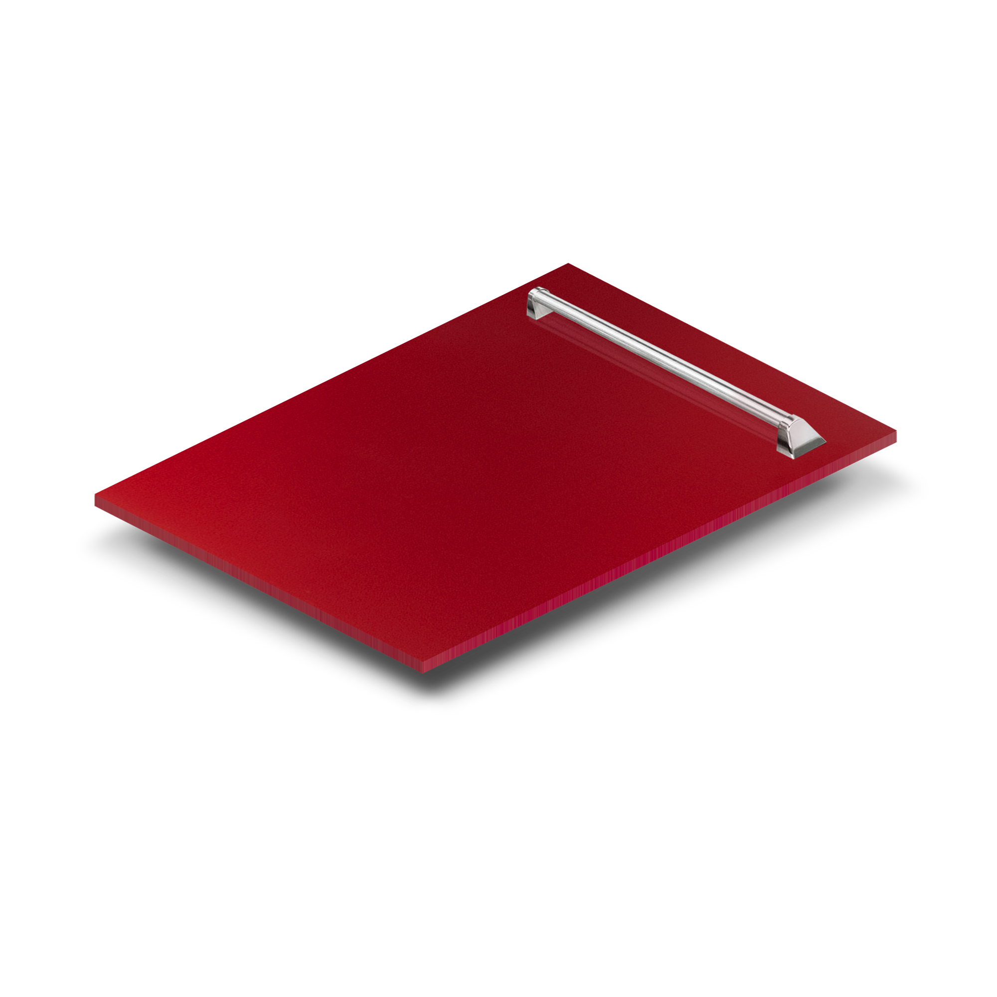 ZLINE 18 in. Dishwasher Panel in Red Gloss with Traditional Handle (DP-RG-18)