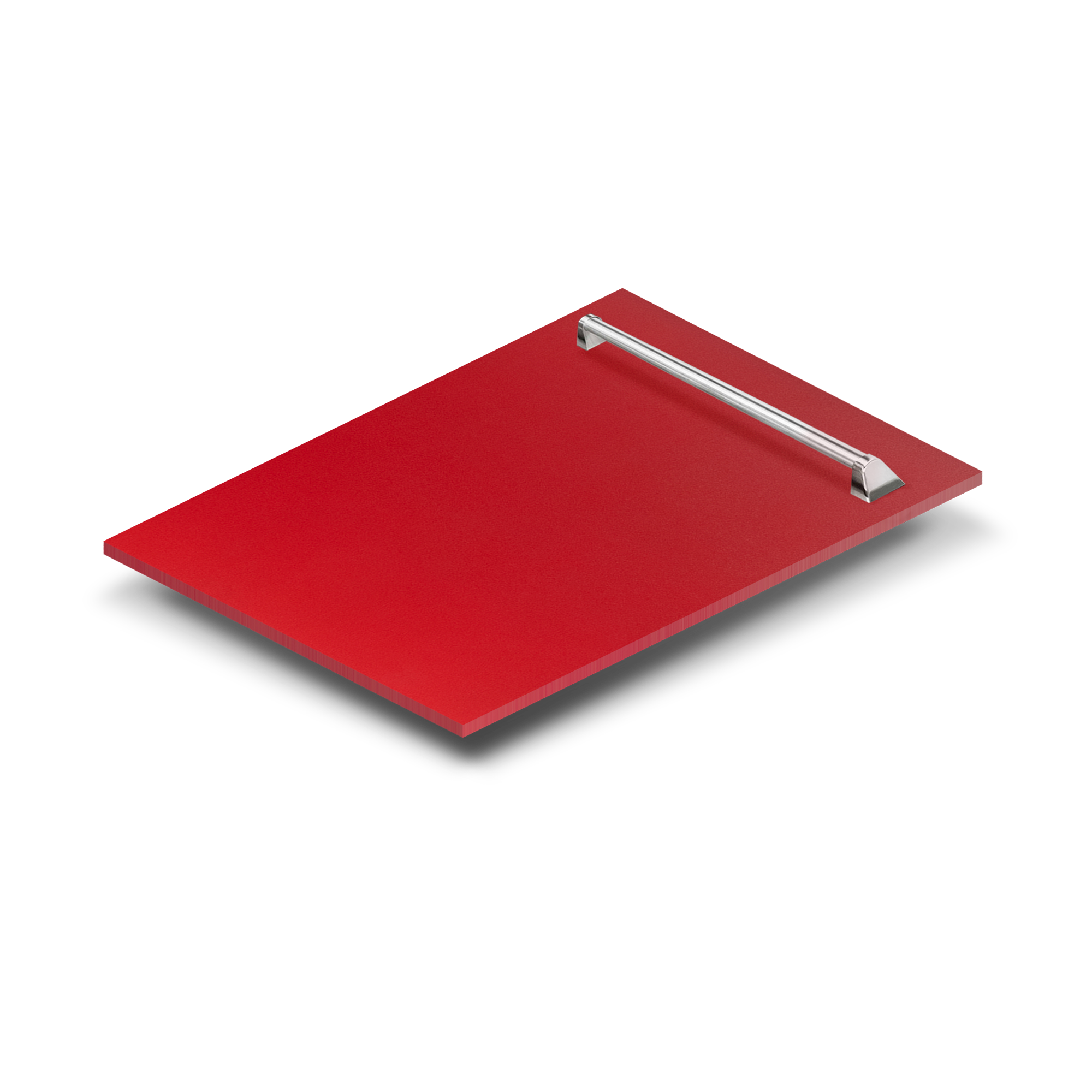 ZLINE 18 in. Dishwasher Panel in Red Matte with Traditional Handle (DP-RM-18)