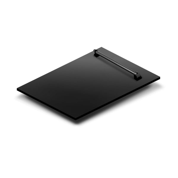 ZLINE 24" Tallac Dishwasher Panel in Black Stainless Steel with Traditional Handle
