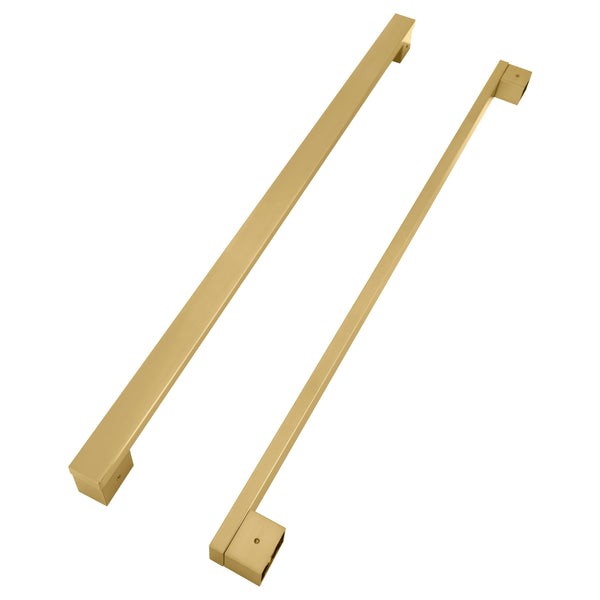 ZLINE Champagne Bronze Autograph Edition Square Handles for Freestanding Refrigerators (RFMHZ-F-36-CB)