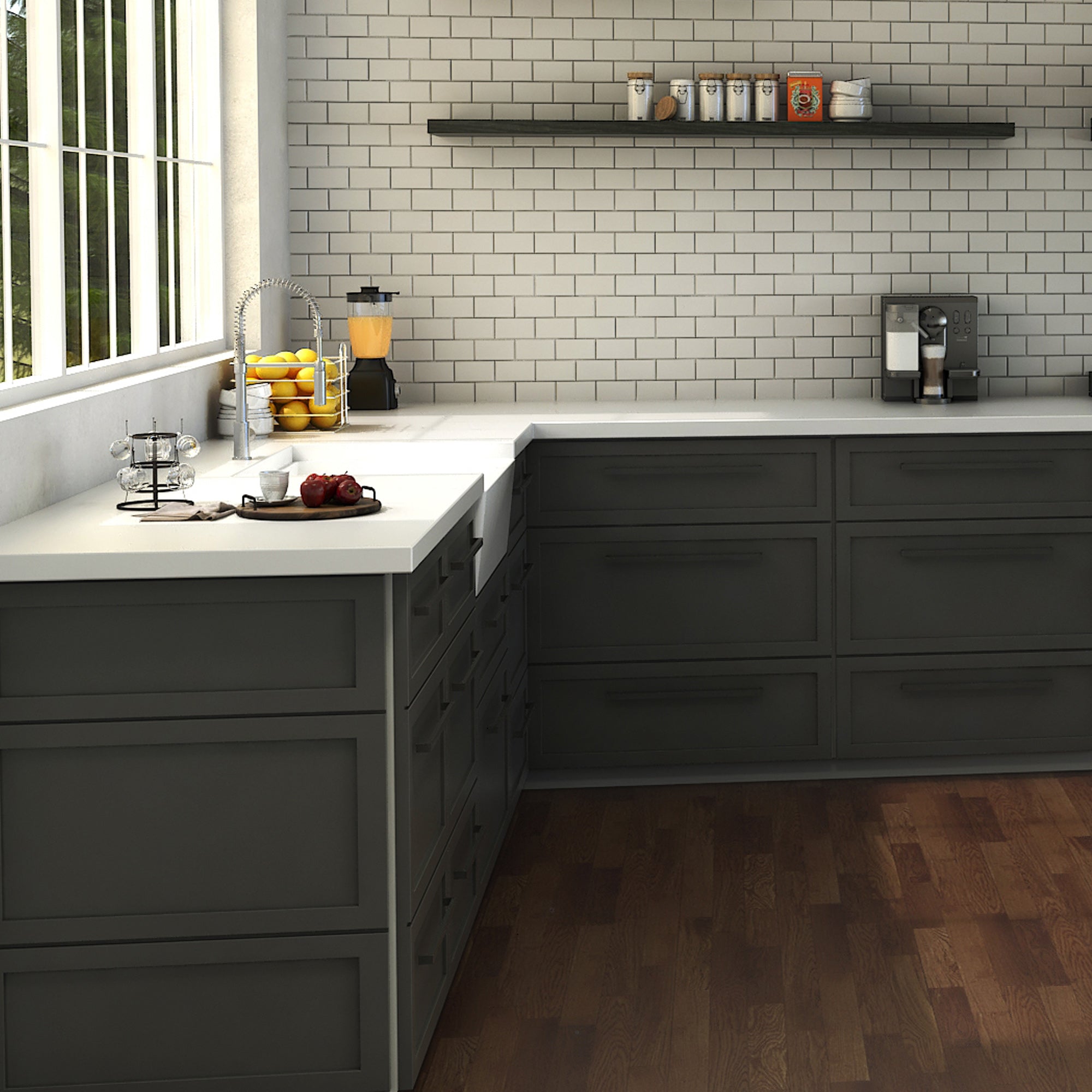 ZLINE Sierra Kitchen Faucet in Chrome (SRA-KF-CH)