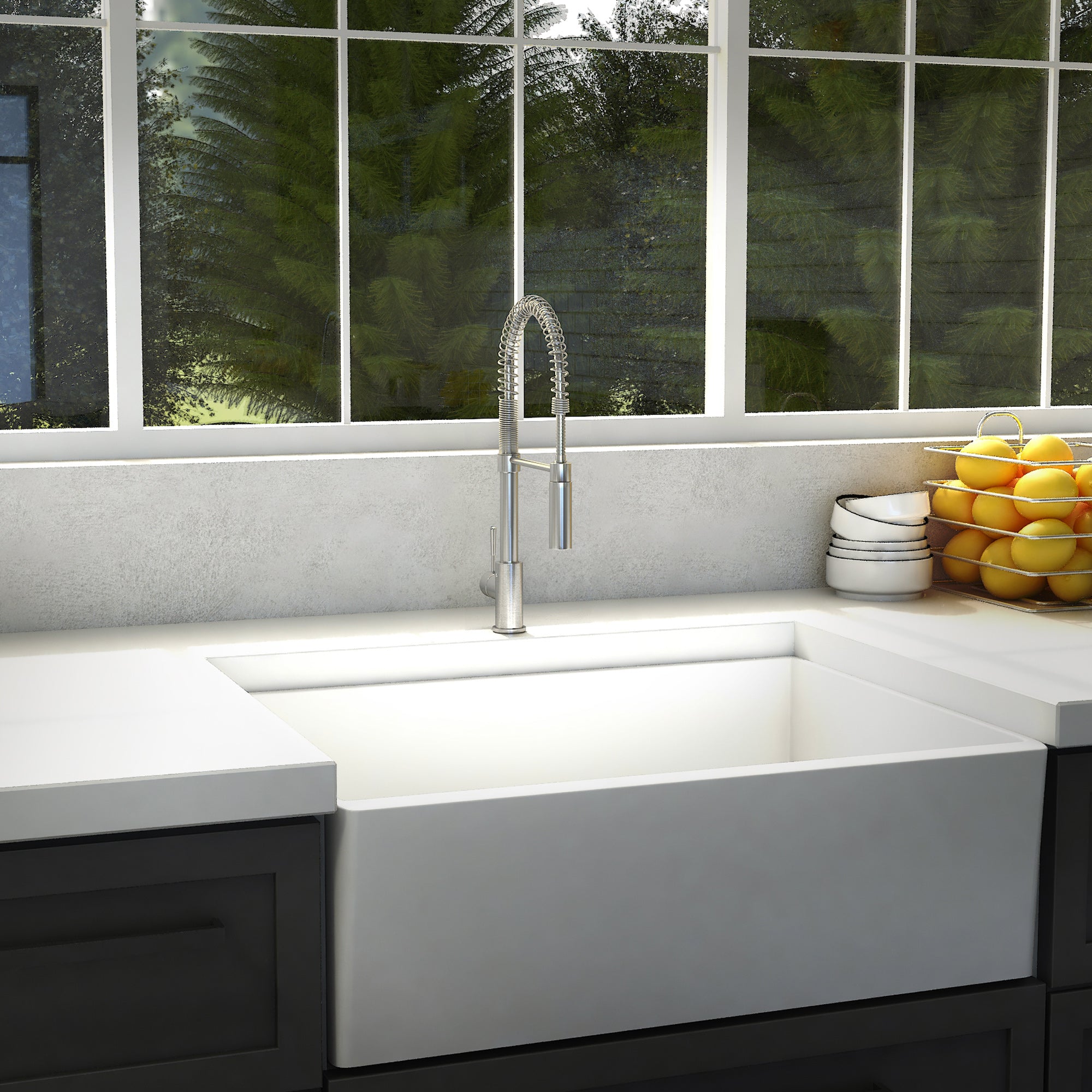 ZLINE Sierra Kitchen Faucet in Chrome (SRA-KF-CH)