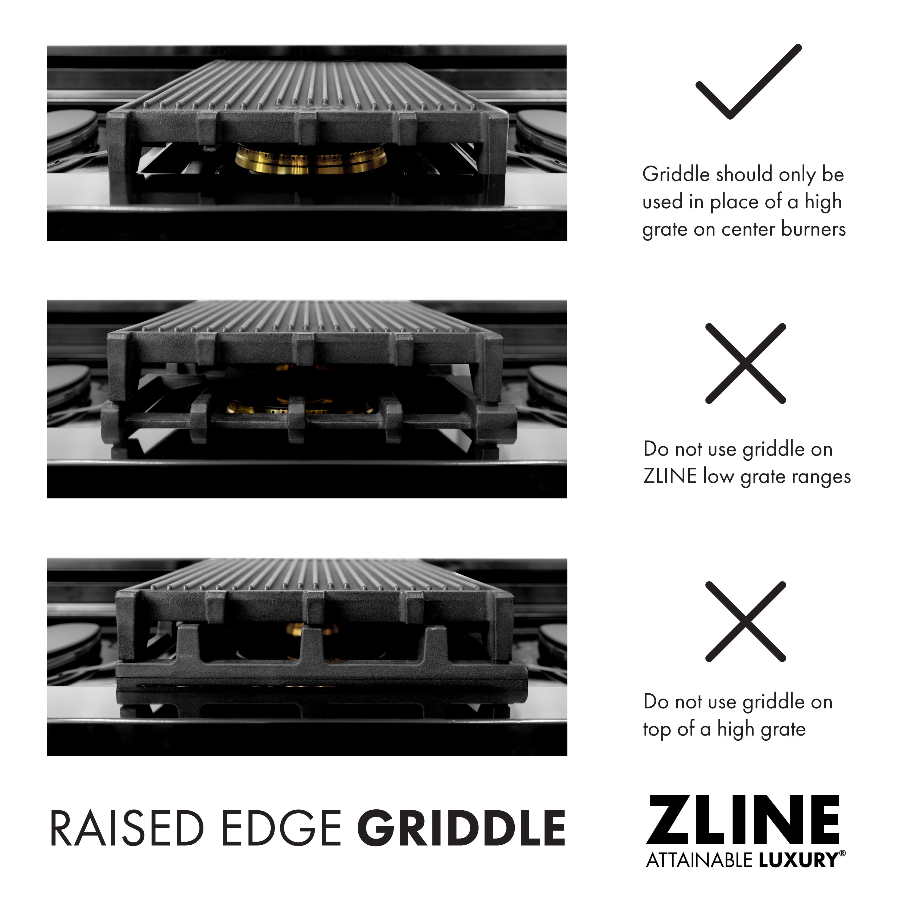 ZLINE Cast Iron Stovetop Grill (GR2)