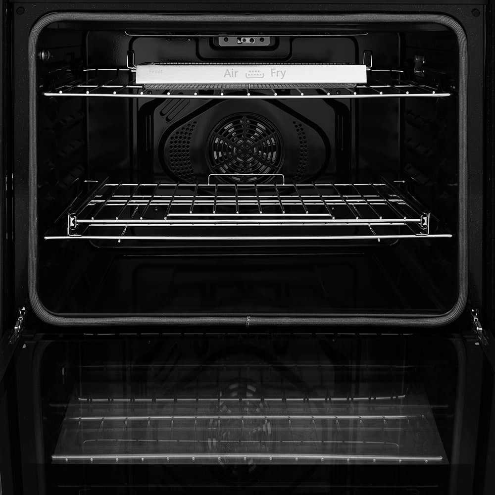 ZLINE Autograph Edition 30 in. Professional True Convection Single Wall Oven with Air Fry and Self Clean in Stainless Steel with Polished Nickel Helix Handle (WASZ-30-KPN)