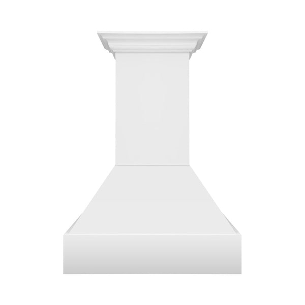 ZLINE 30 in. Wooden Wall Mount Range Hood in Rustic Bright White Finish (355WW-30)