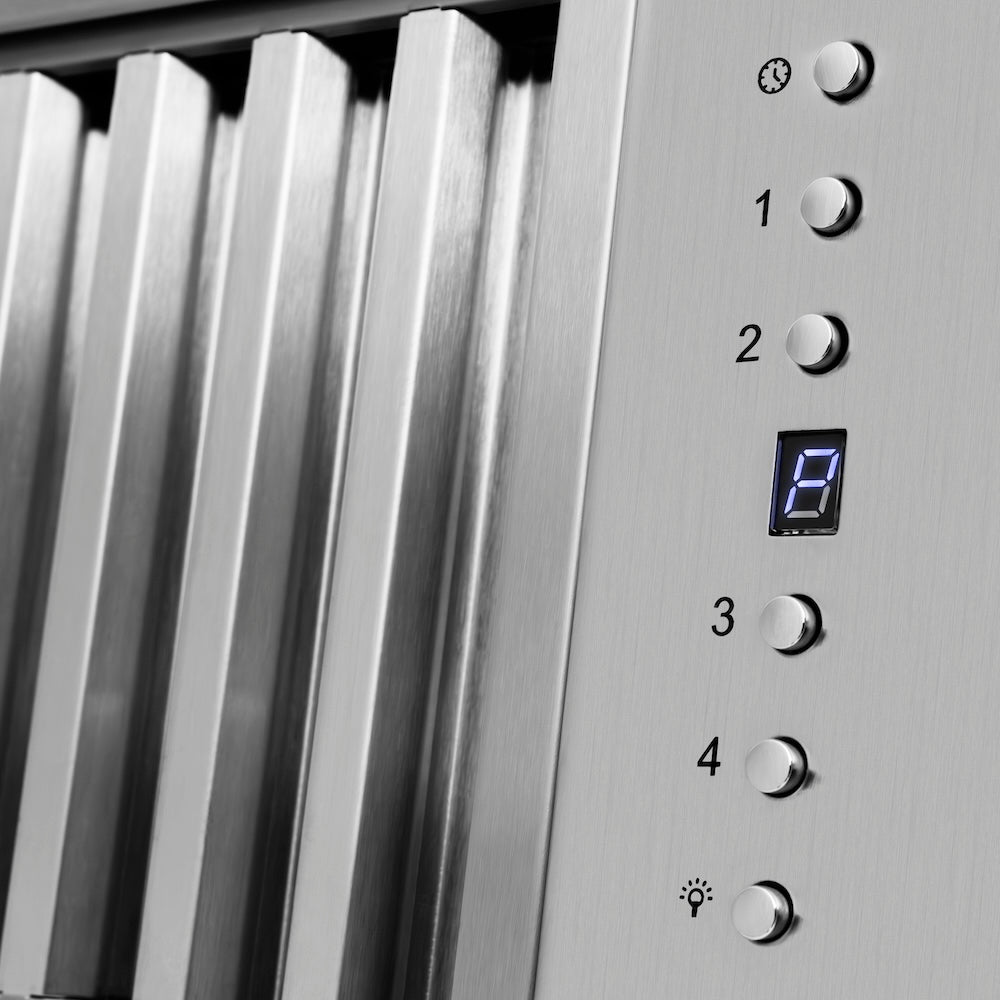 ZLINE 30 in. Wooden Wall Mount Range Hood in Rustic Shiplap Bright White Finish with Stainless Steel Accents (365WW-30)