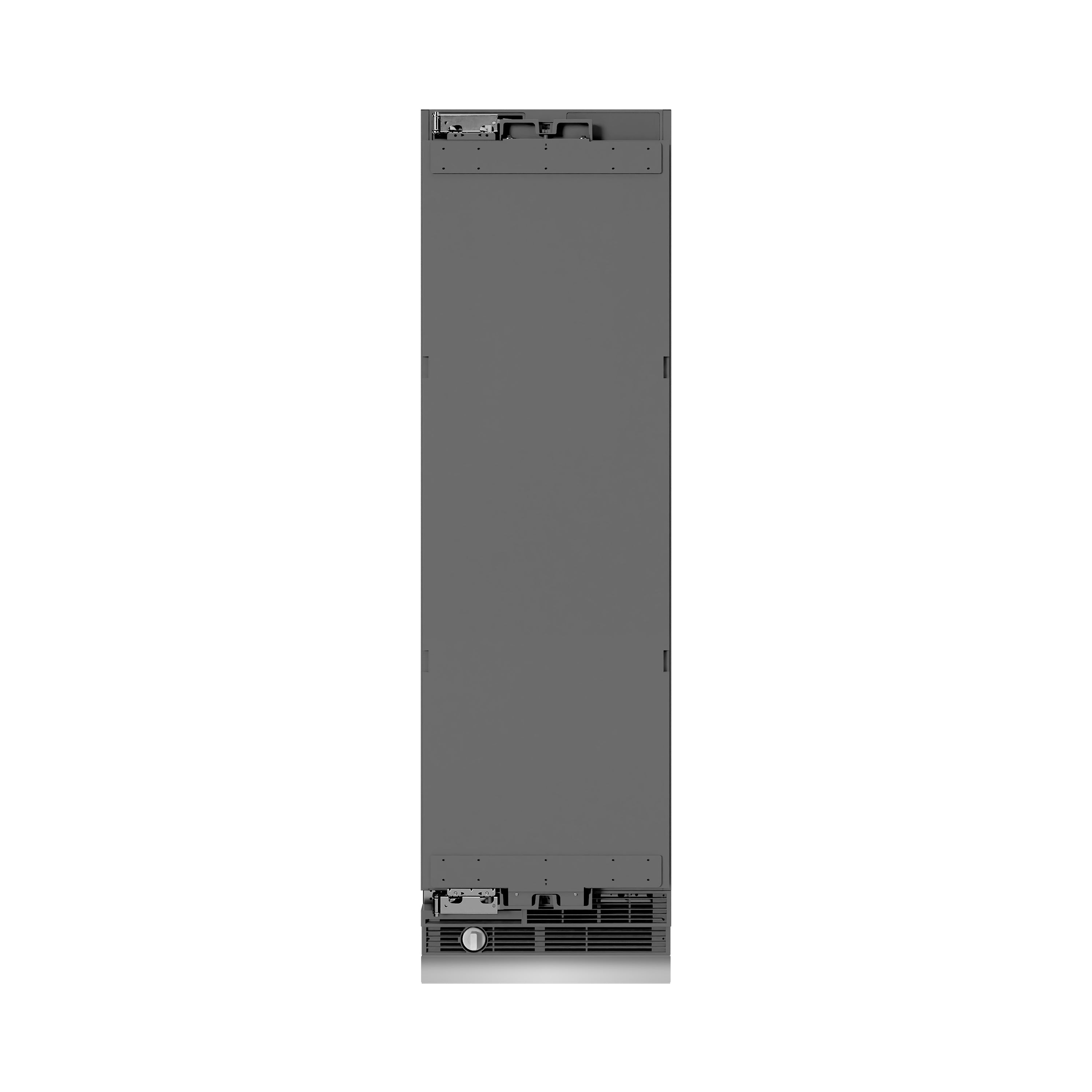 ZLINE 24 in. 12.4 cu. ft. Panel Ready Column Freezer with Graphite Gray Interior (RBCFV-24)