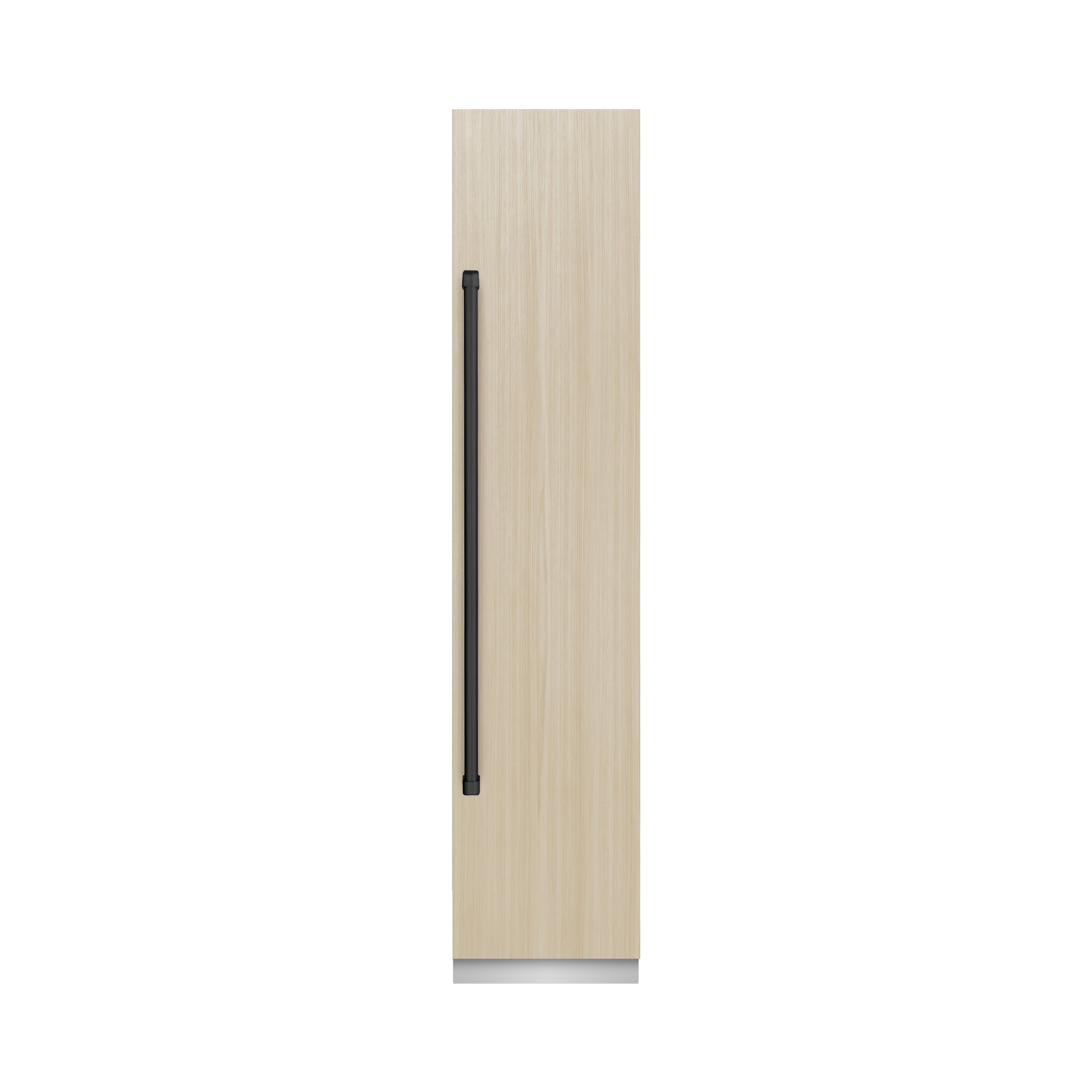 ZLINE Autograph Edition 18 in. 8.6 cu. ft. Panel Ready Right Hinge Column Freezer with Graphite Gray Interior and Matte Black Accents (RBCFVRZ-18-MB)