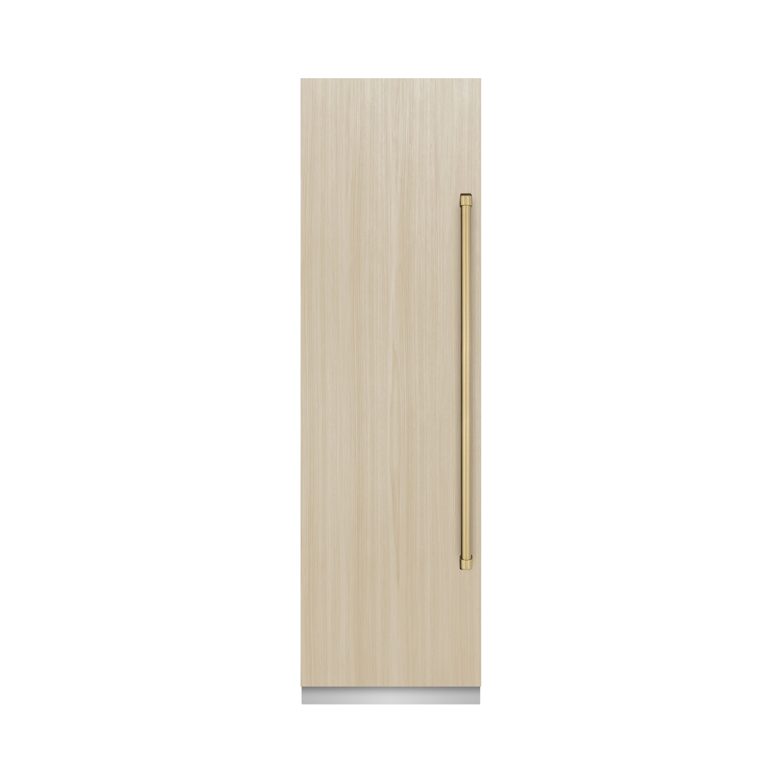 ZLINE Autograph Edition 24 in. 12.4 cu. ft. Panel Ready Column Freezer with Graphite Gray Interior and Champagne Bronze Accents (RBCFVZ-24-CB)