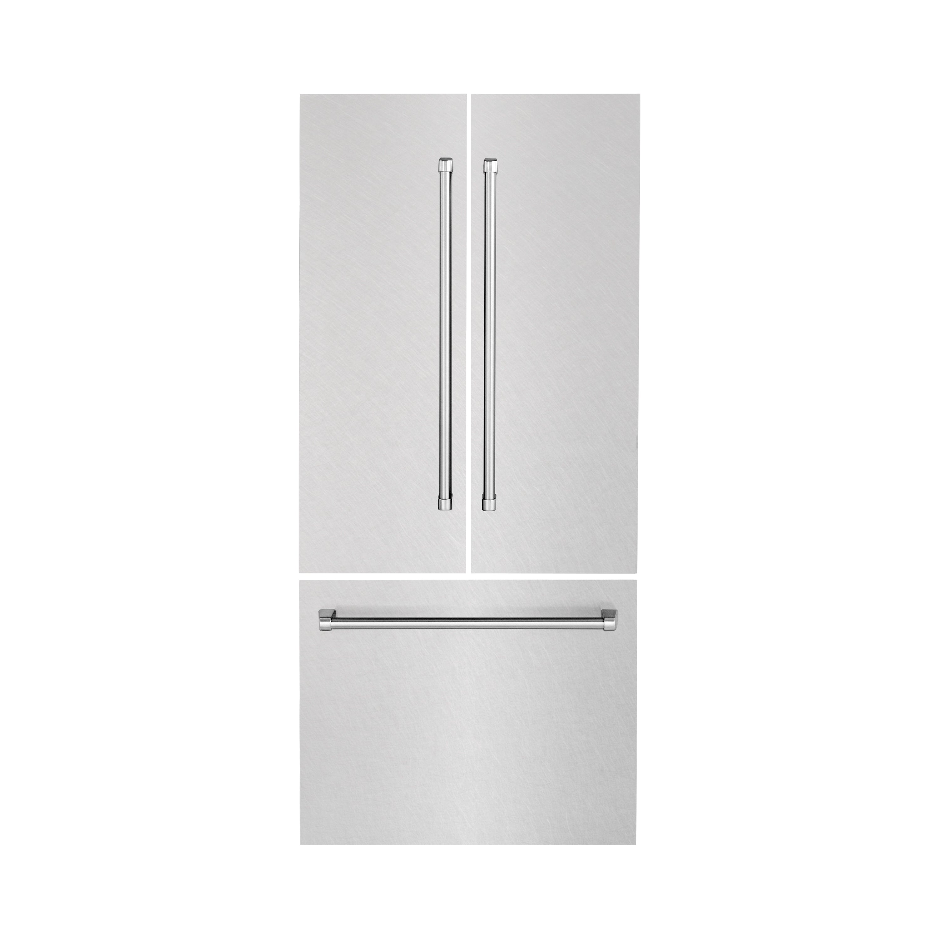 ZLINE 36 in. Refrigerator Panels in Satin Stainless Steel for a 36 in. Built-in Refrigerator (RPBIV-SN-36)