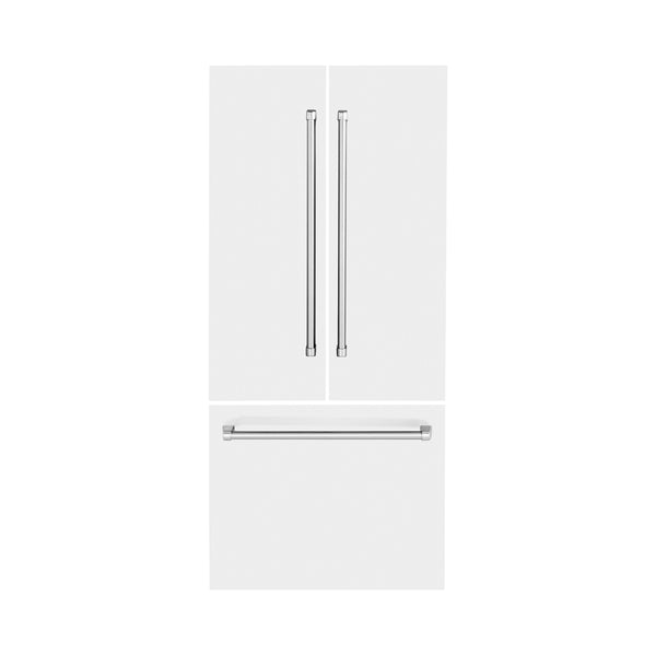 ZLINE 36" Refrigerator Panels in White Matte for a 36" Built-in Refrigerator (RPBIV-WM-36)
