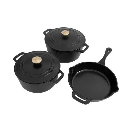 Cast Iron Cookware CWSETL-BLM-5
