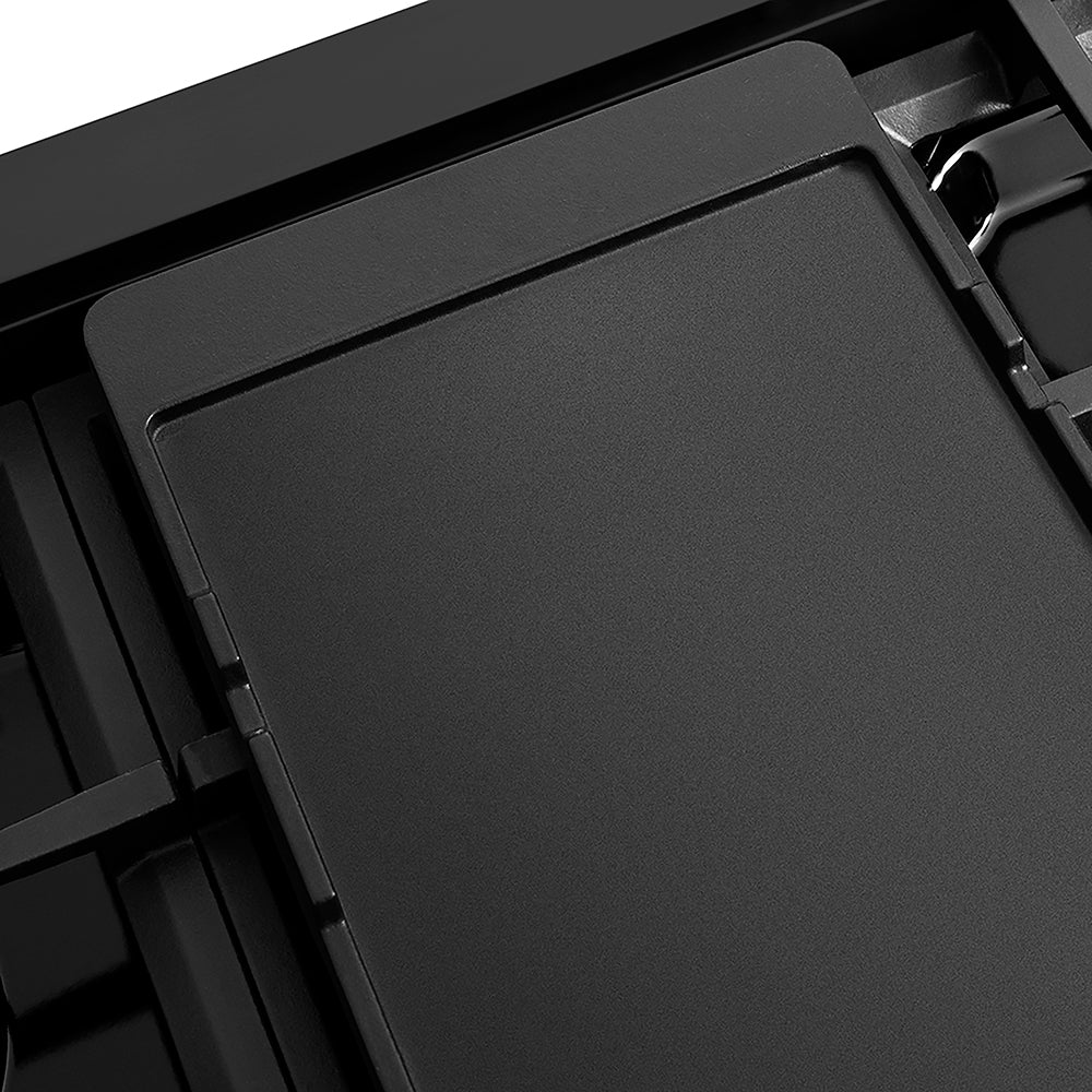 ZLINE 48 in. Classic Gas Rangetop with 8 Burners and Porcelain Cooktop in Black Stainless Steel (RTB2-48)