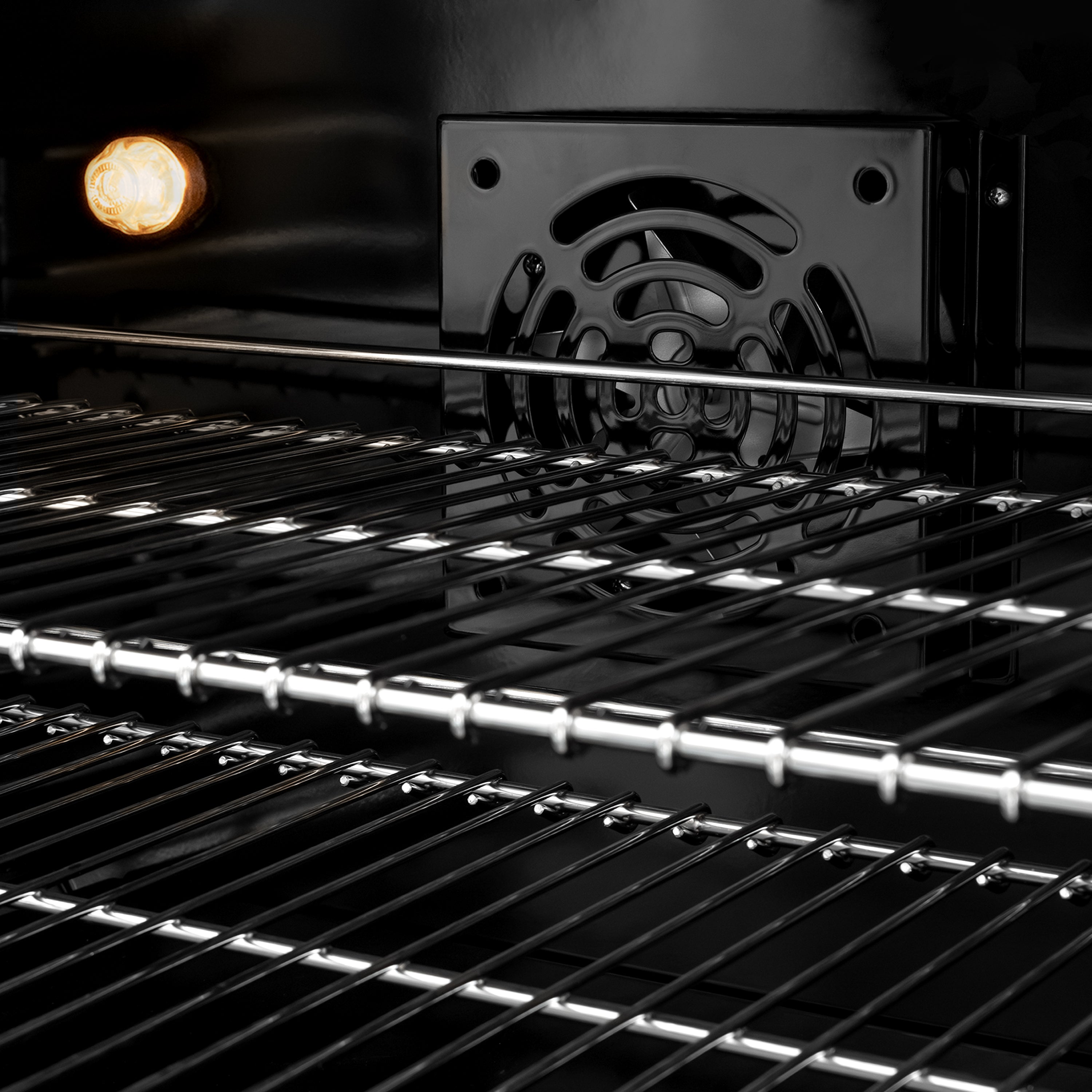 ZLINE Autograph Edition 30 in. 4.2 cu. ft. Classic Dual Fuel Range with 4 Burner Gas Cooktop and Electric Convection Oven in Satin Stainless Steel with White Matte Door and Champagne Bronze Accents (CDRSZ-WM-30-CB)