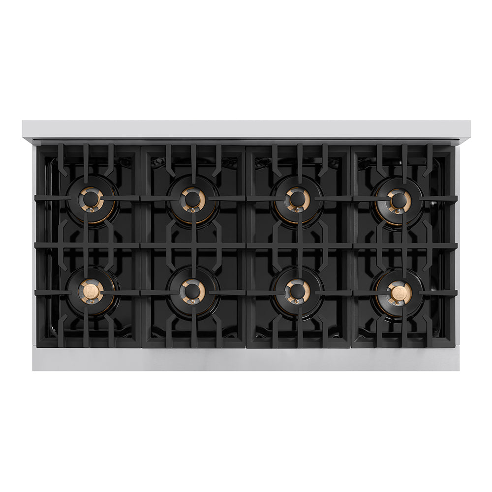 ZLINE 48 in. Classic Gas Rangetop with 8 Burner DuoPro™ Cooktop in Stainless Steel (PCRT48)