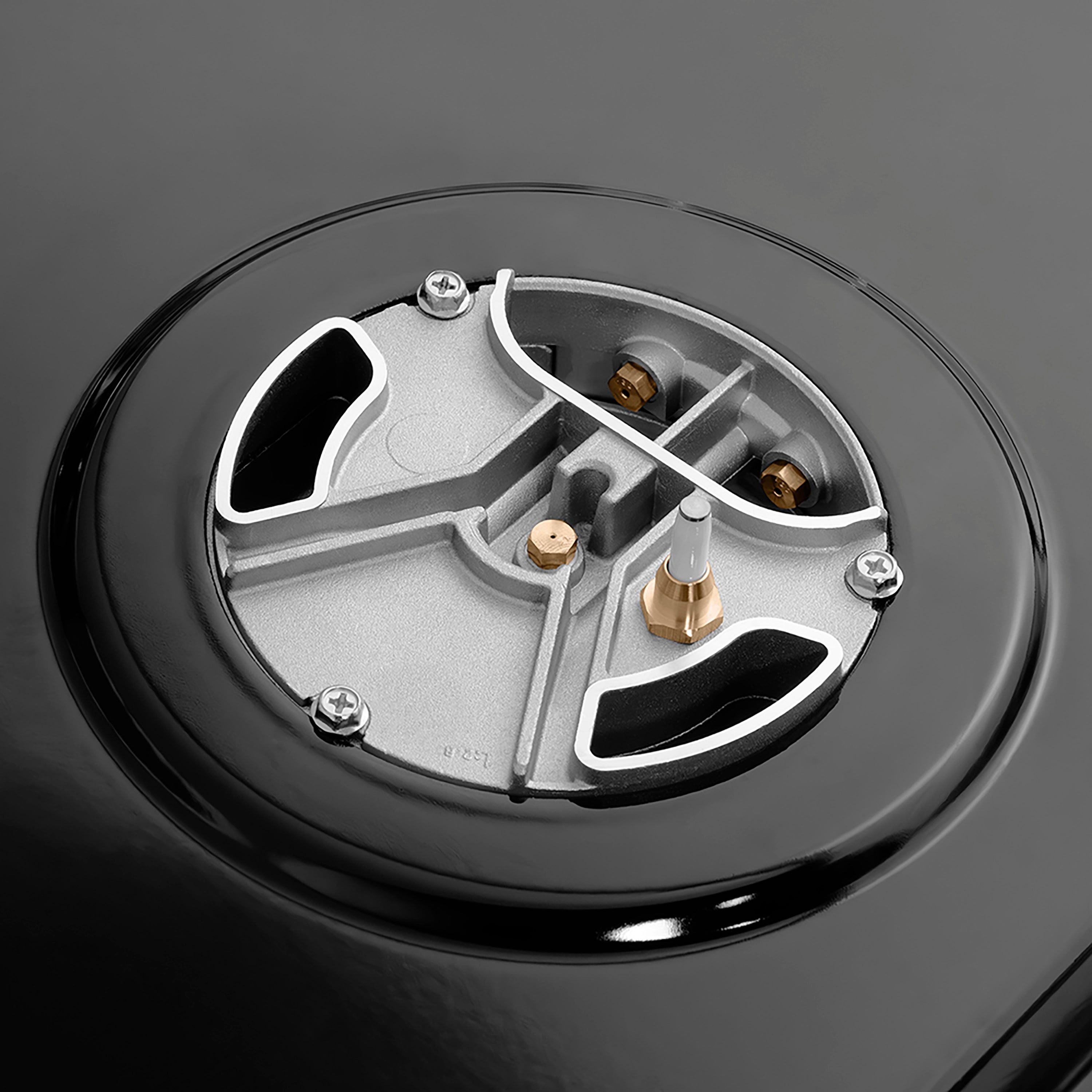 ZLINE Autograph Edition 30 in. Classic Gas Rangetop with 4 Burner DuoPro™ Cooktop in Stainless Steel and Polished Gold Accents (PCRTZ-30-G)