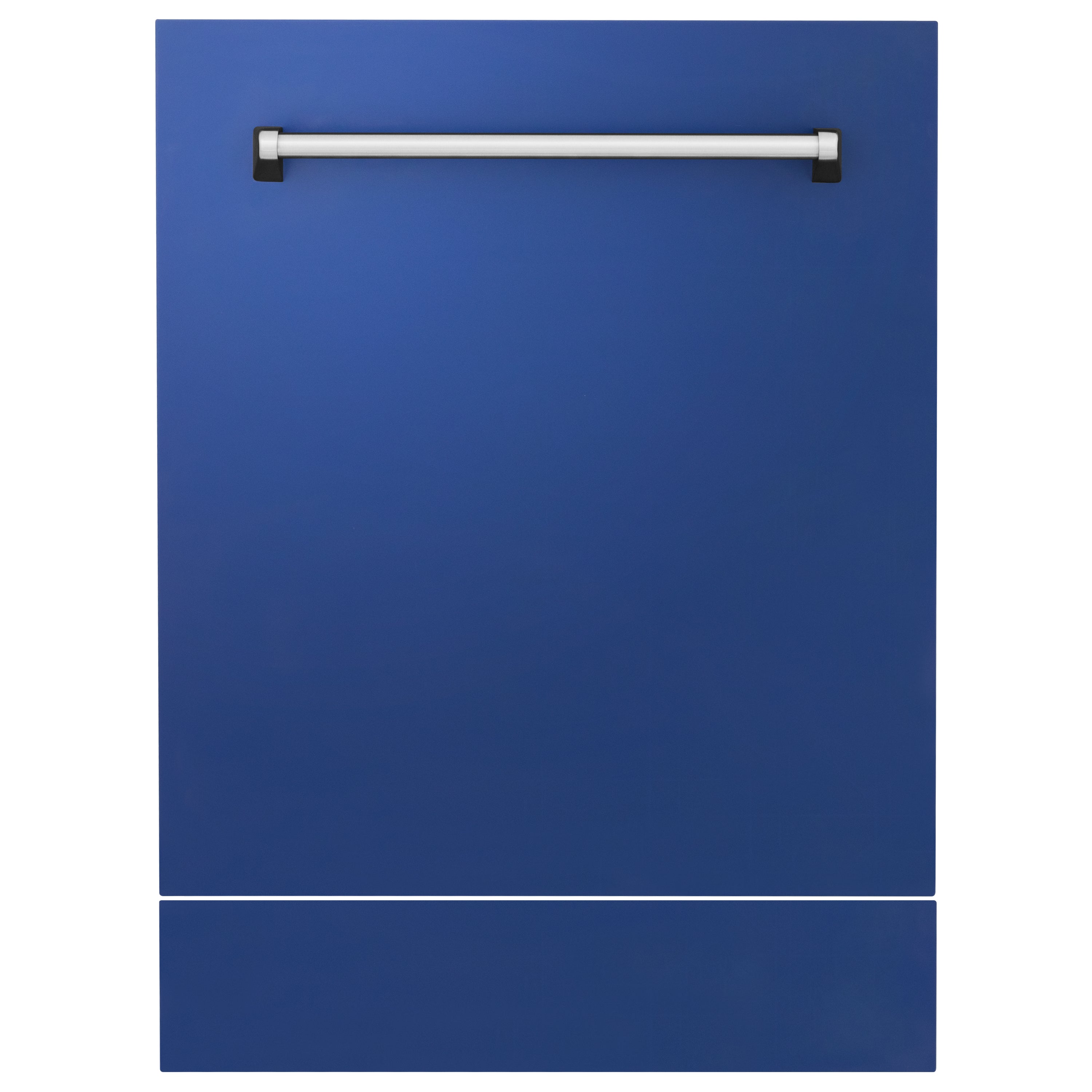 ZLINE 24" Tallac Dishwasher Panel in Blue Matte with Traditional Handle (DPV-BM-24)