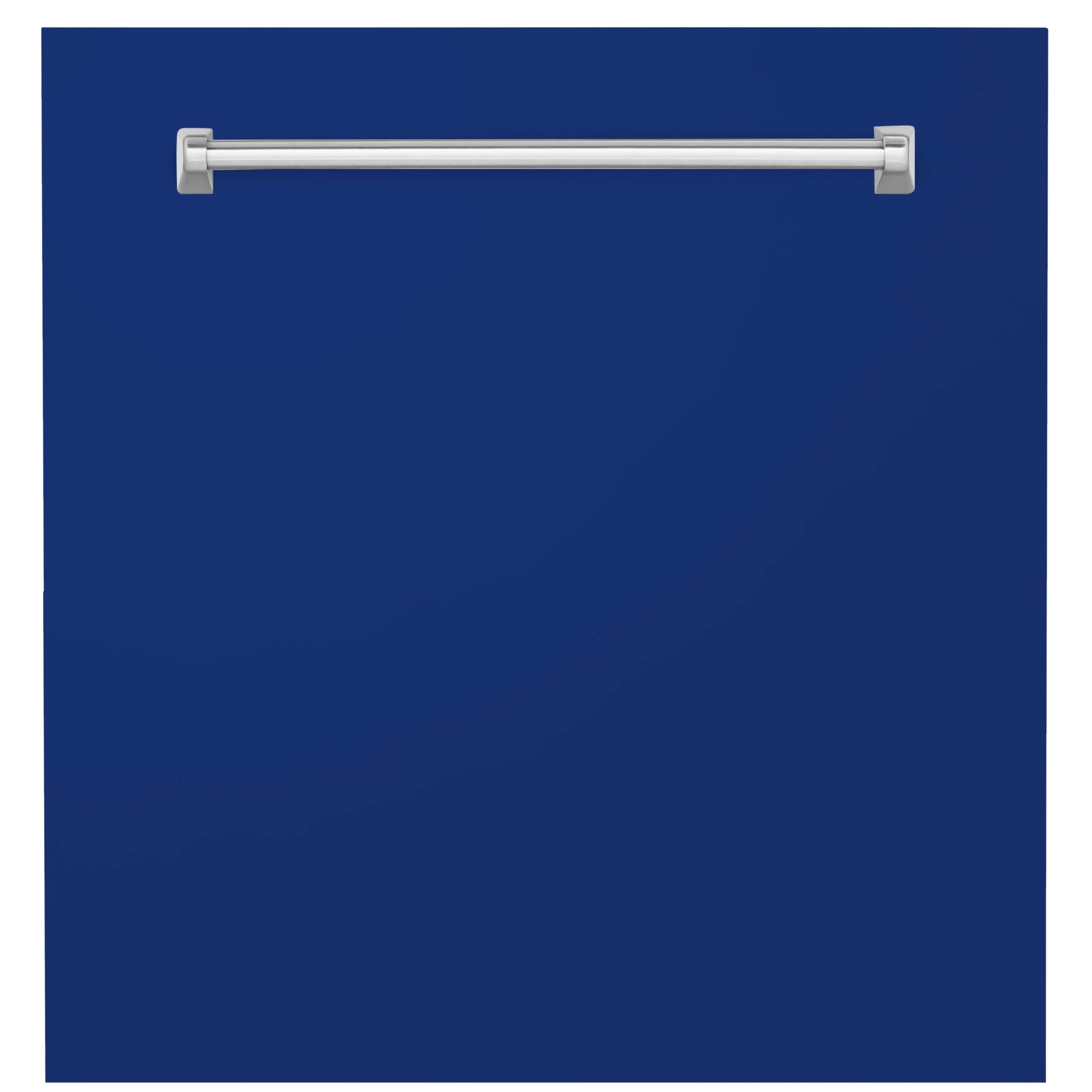 ZLINE 24" Monument Dishwasher Panel in Blue Gloss with Traditional Handle (DPMT-BG-24)