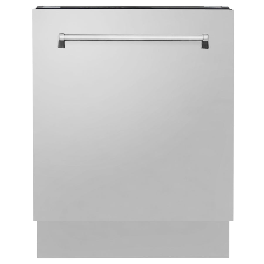 30" ZLINE Appliances Package with Refrigeration - 30" Stainless Steel Gas Range, 30" Traditional Over The Range Microwave and 24" Tall Tub Dishwasher (4KPR-SGROTRH30-DWV)