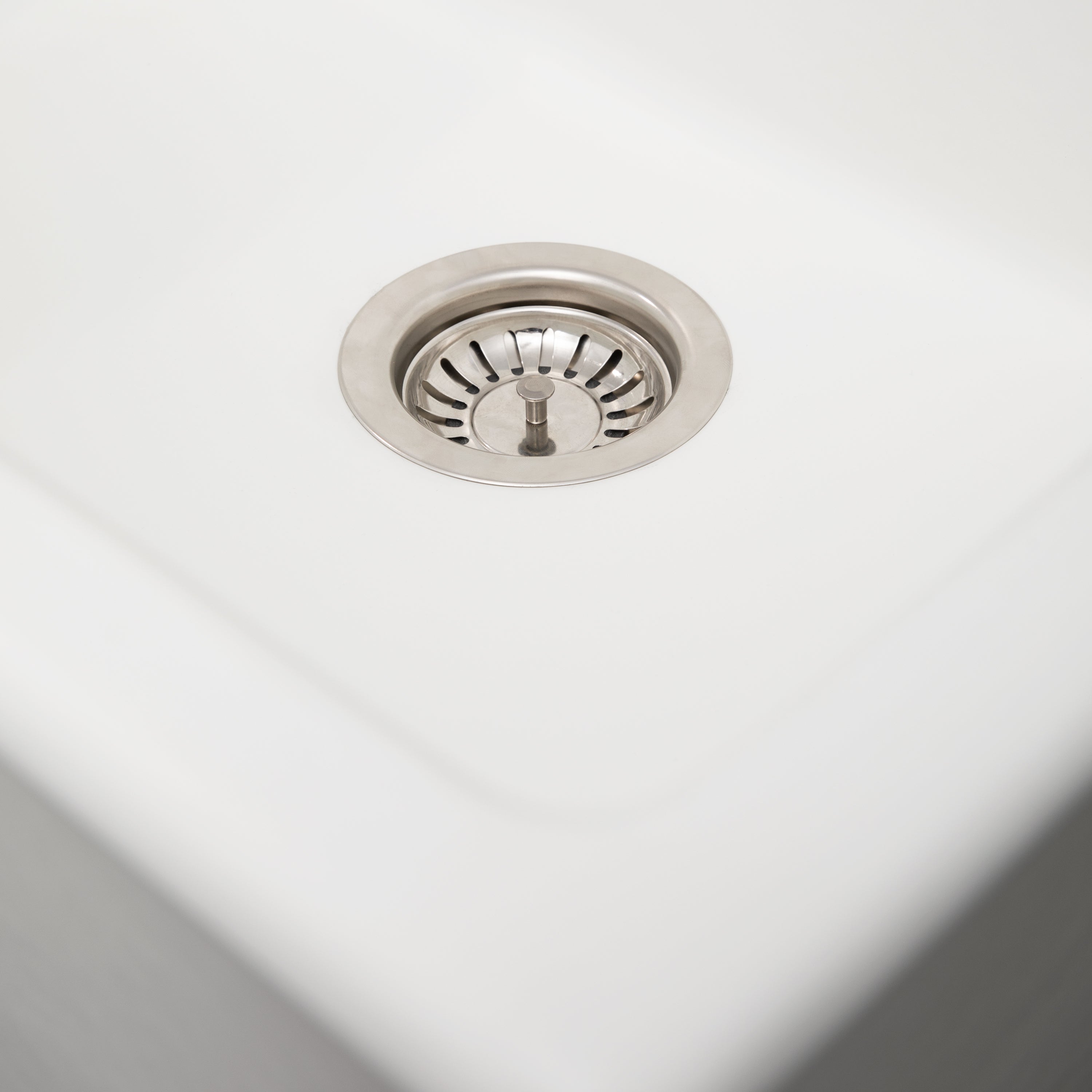 ZLINE 24 in. Rome Dual Mount Single Bowl Fireclay Kitchen Sink with Bottom Grid in White Matte (FRC5123-WM-24)