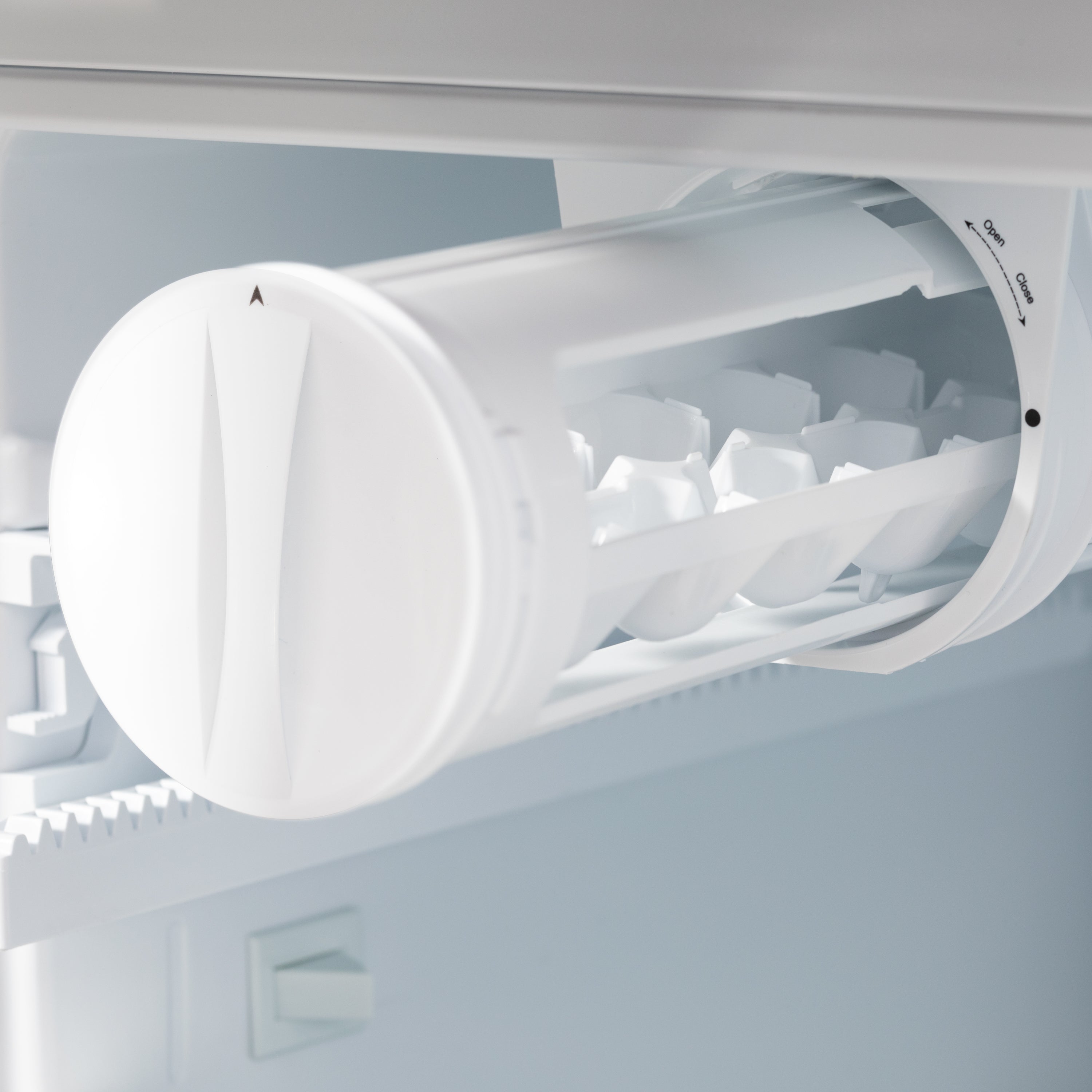 ZLINE Autograph Edition 36 in. 22.5 cu. ft. Counter-Depth French Door Refrigerator with Ice Maker in Fingerprint-Resistant Stainless Steel with Matte Black Modern Handles (RFMZ-36-FMB)