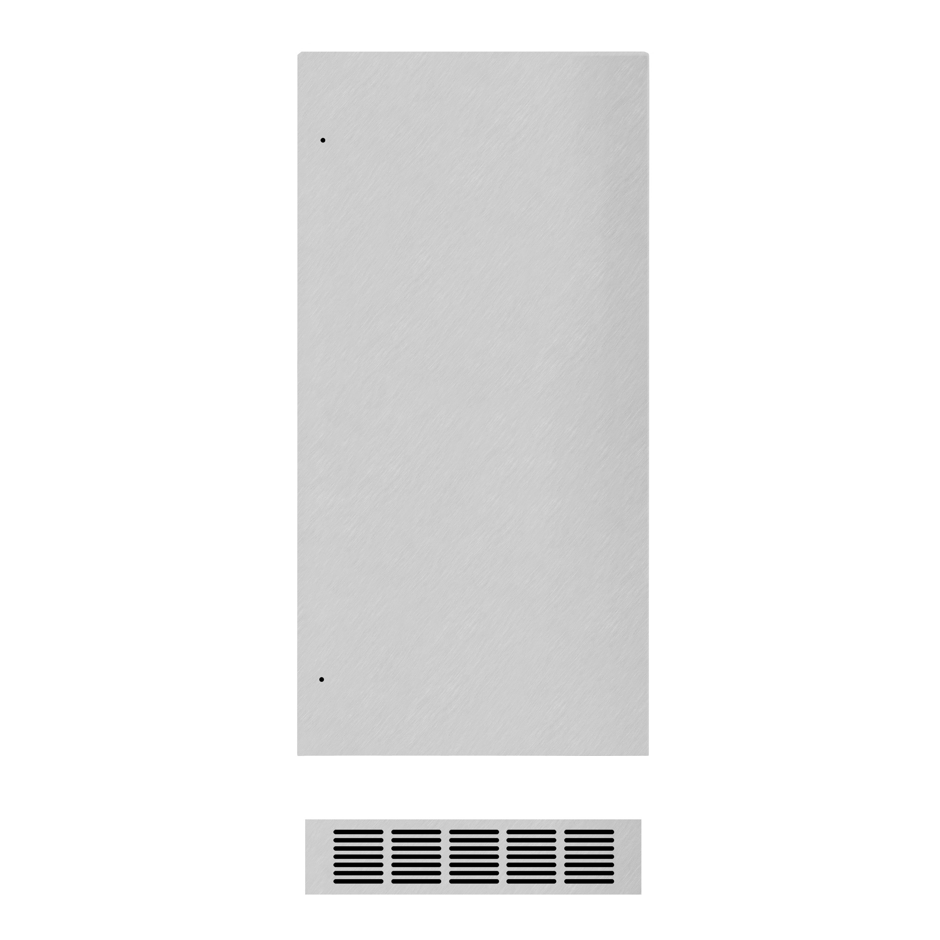 ZLINE 15 In. Touchstone Ice Maker Door Panel in Satin Stainless Steel (IPO-SN-15)