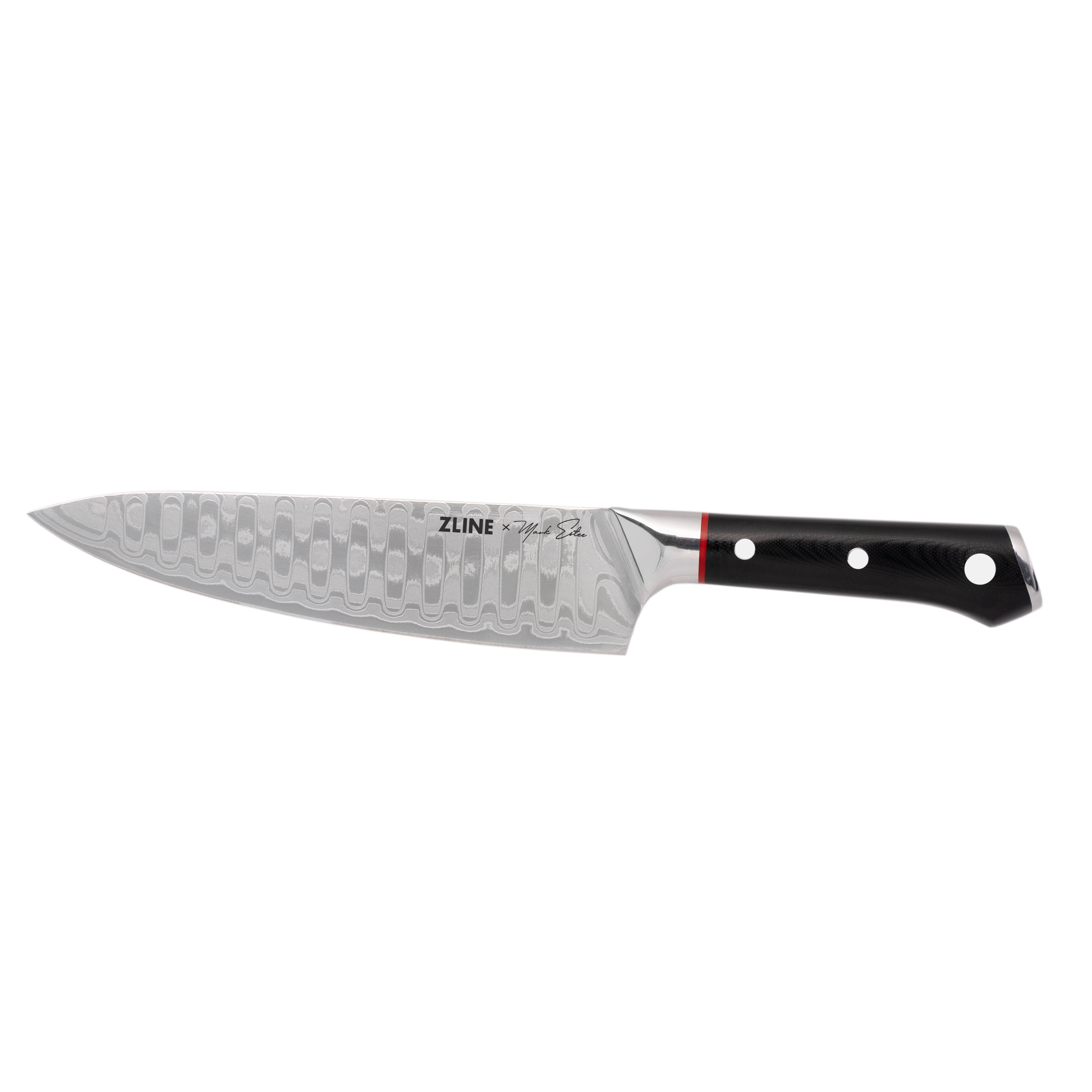 ZLINE Mark Estee 8 in. Professional Japanese Damascus Steel Chef Knife (KCKT-ME-JD)