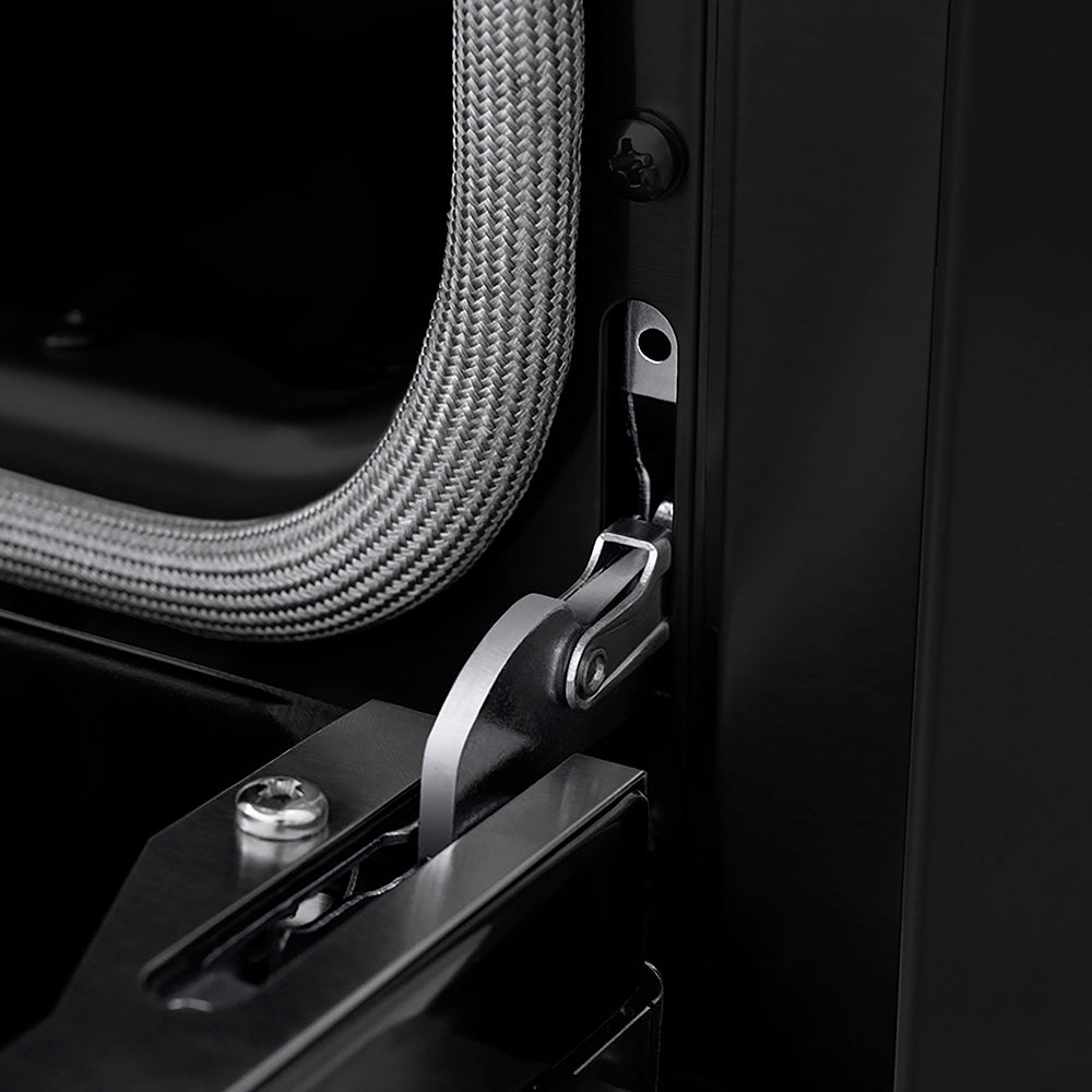 ZLINE Autograph Edition 36 in. 5.2 cu. ft. Paramount Dual Fuel Range with 6 Burner Gas Cooktop and Electric Convection Oven in Black Stainless Steel with Champagne Bronze Helix Handle and Knob Accents (SDRBZ-36-KCB)