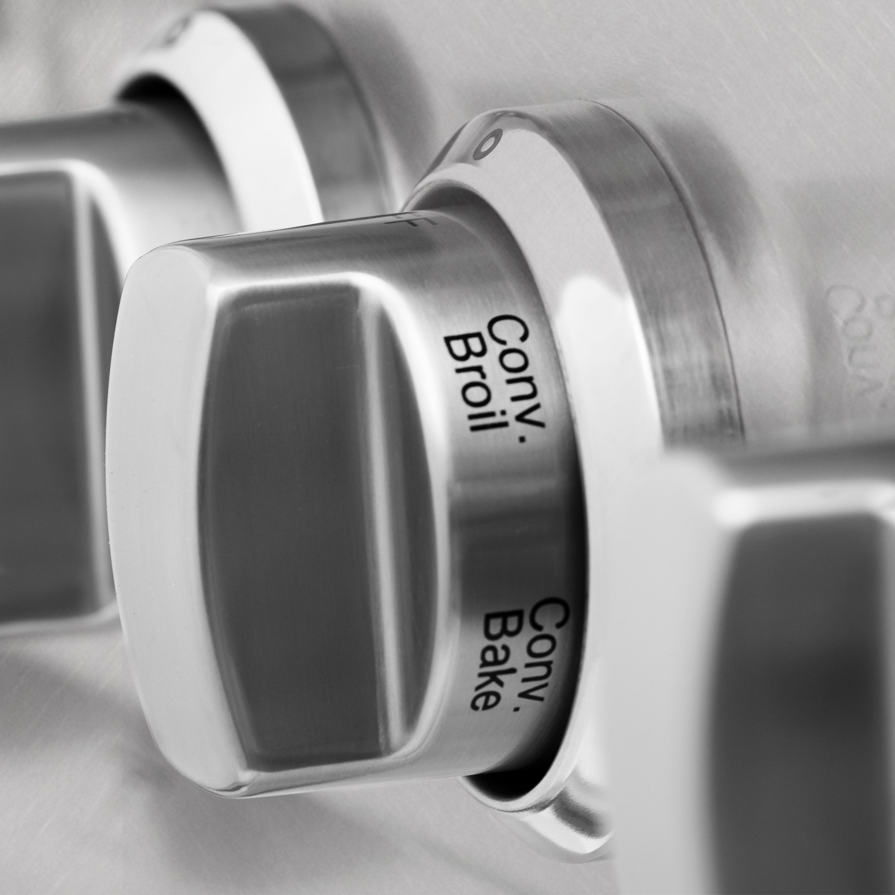 ZLINE 60 in. 7.4 cu. ft. Legacy Dual Fuel Range with 9 Burner Gas Cooktop and 2 Electric Convection Ovens in Satin Stainless Steel with Griddle (RAS-SN-GR-60)