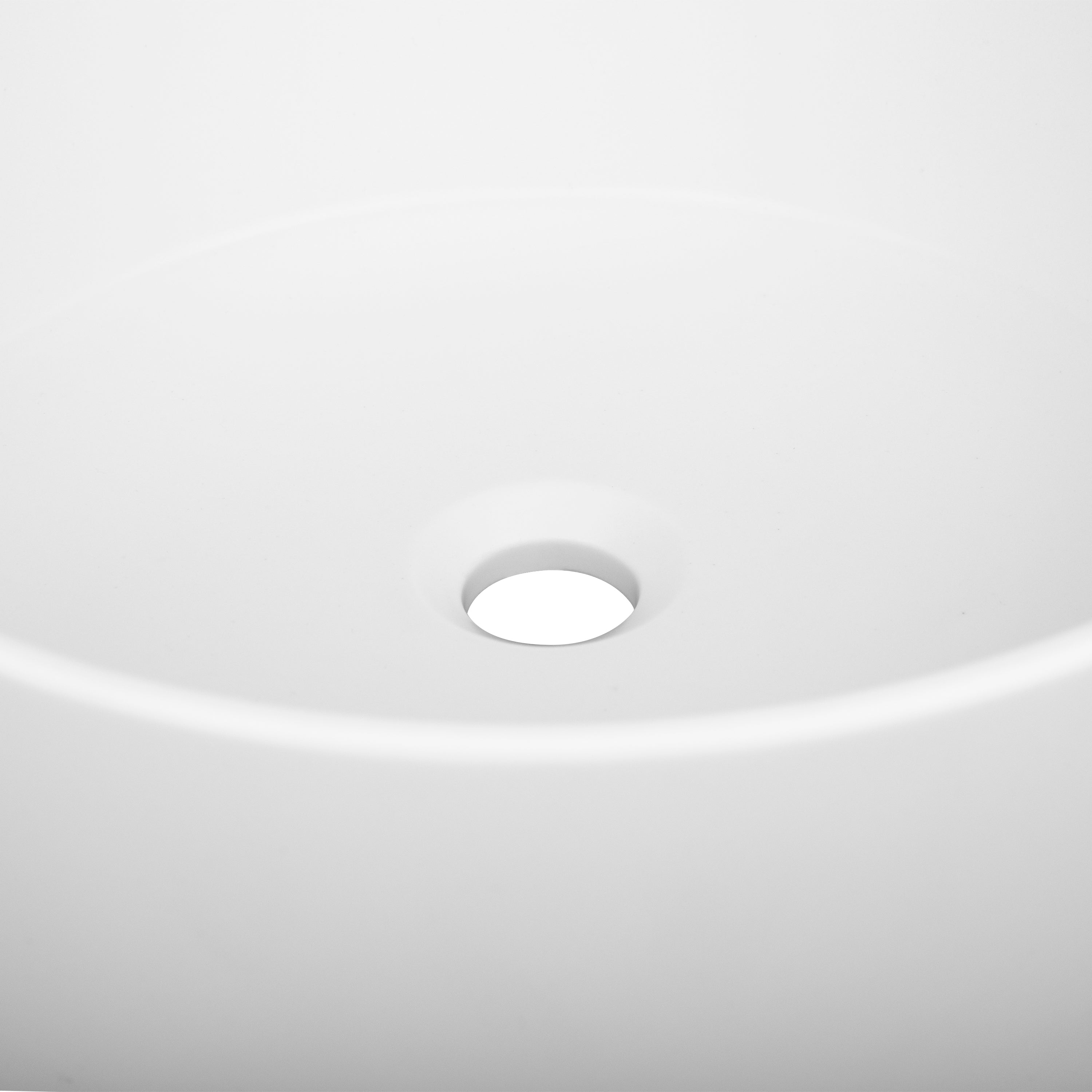 ZLINE 16 in. Siena Round Vessel Bath Sink in White Matte (SK-QVR-WM-16)